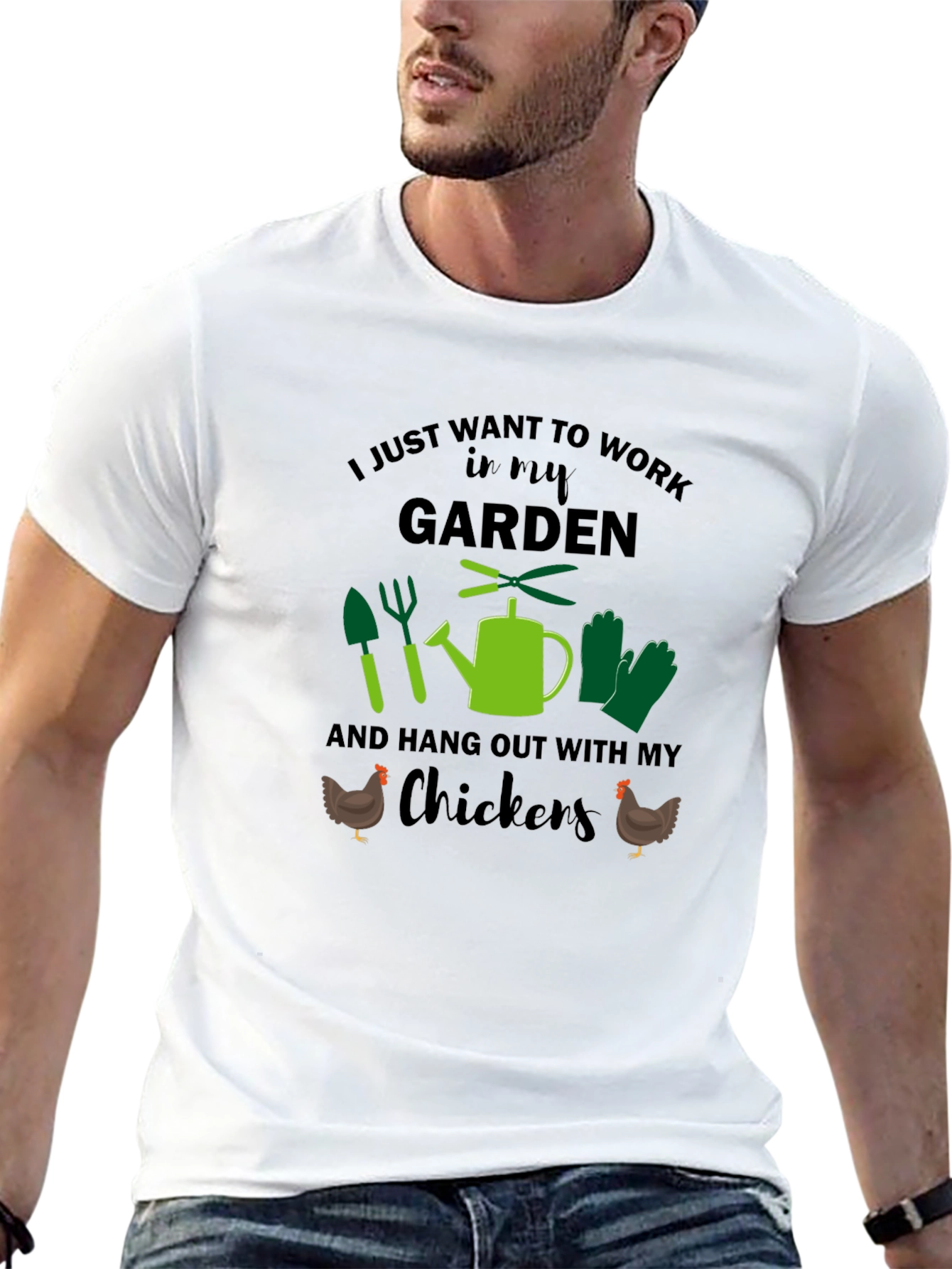 Gardening & Chickens T-Shirt