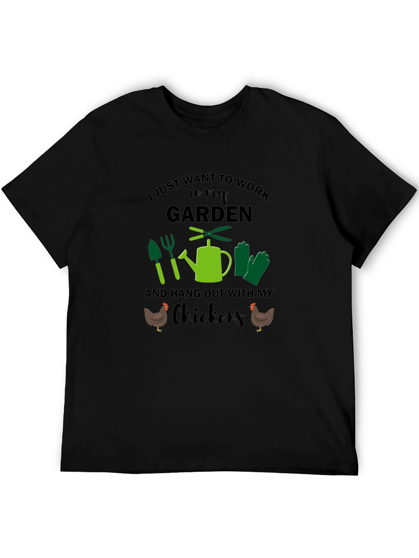 Gardening & Chickens T-Shirt