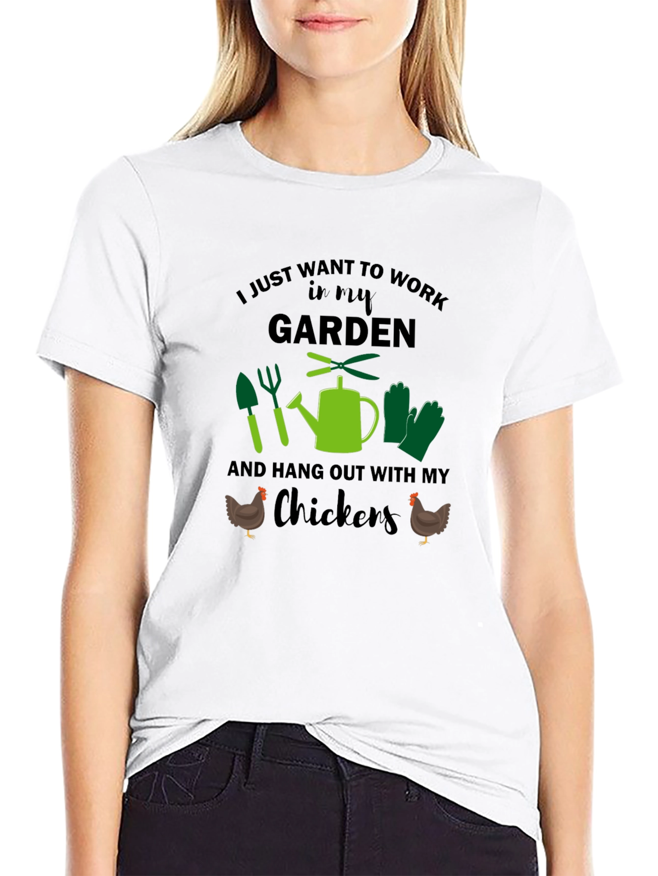 Gardening & Chickens T-Shirt