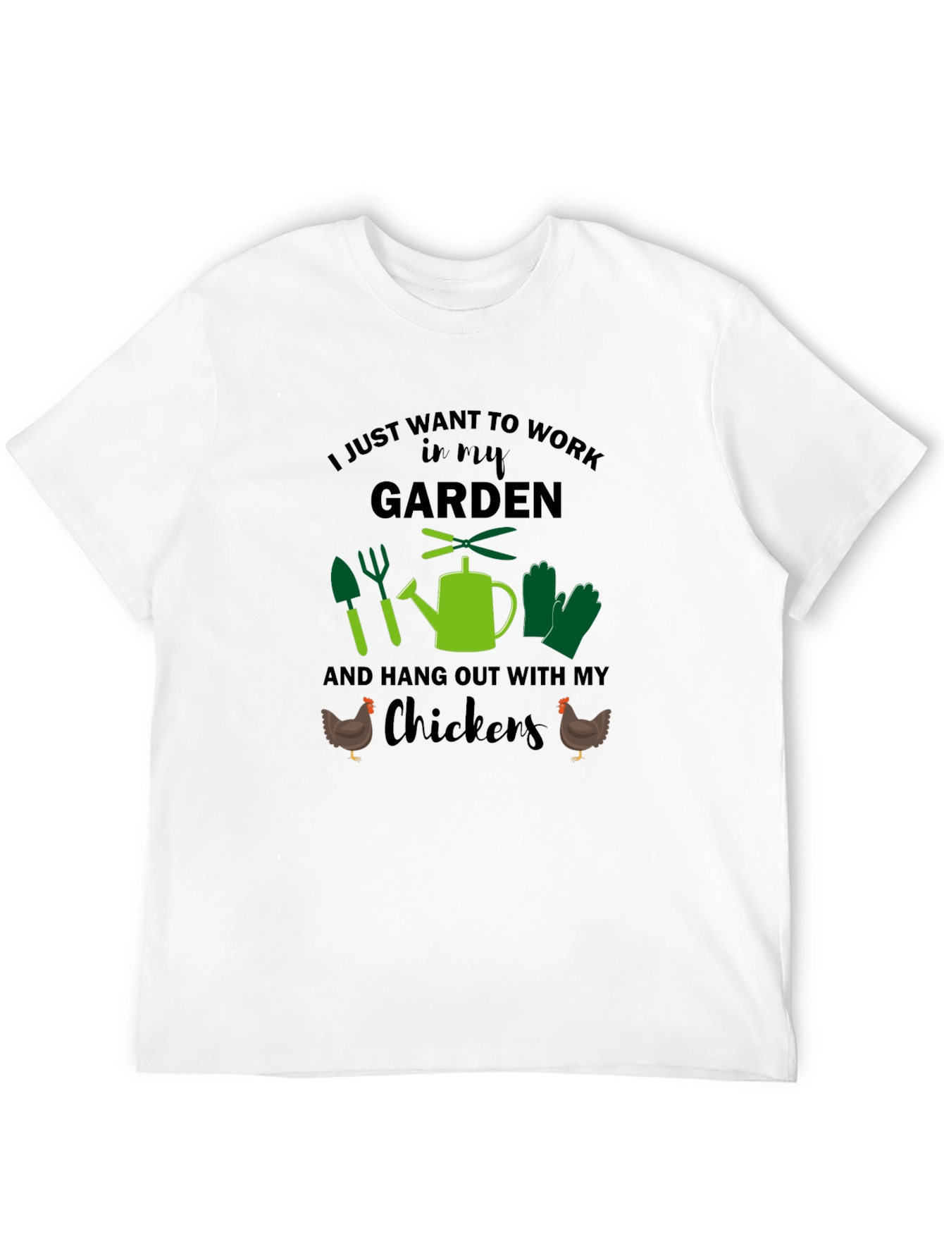 Gardening & Chickens T-Shirt