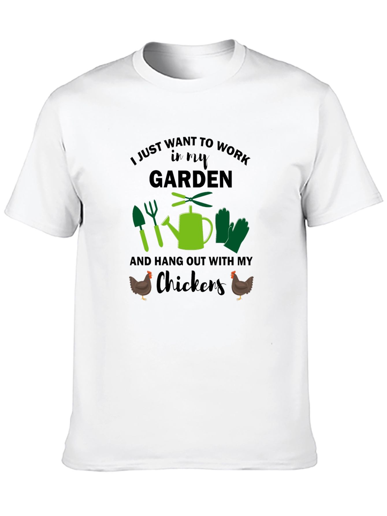Gardening & Chickens T-Shirt