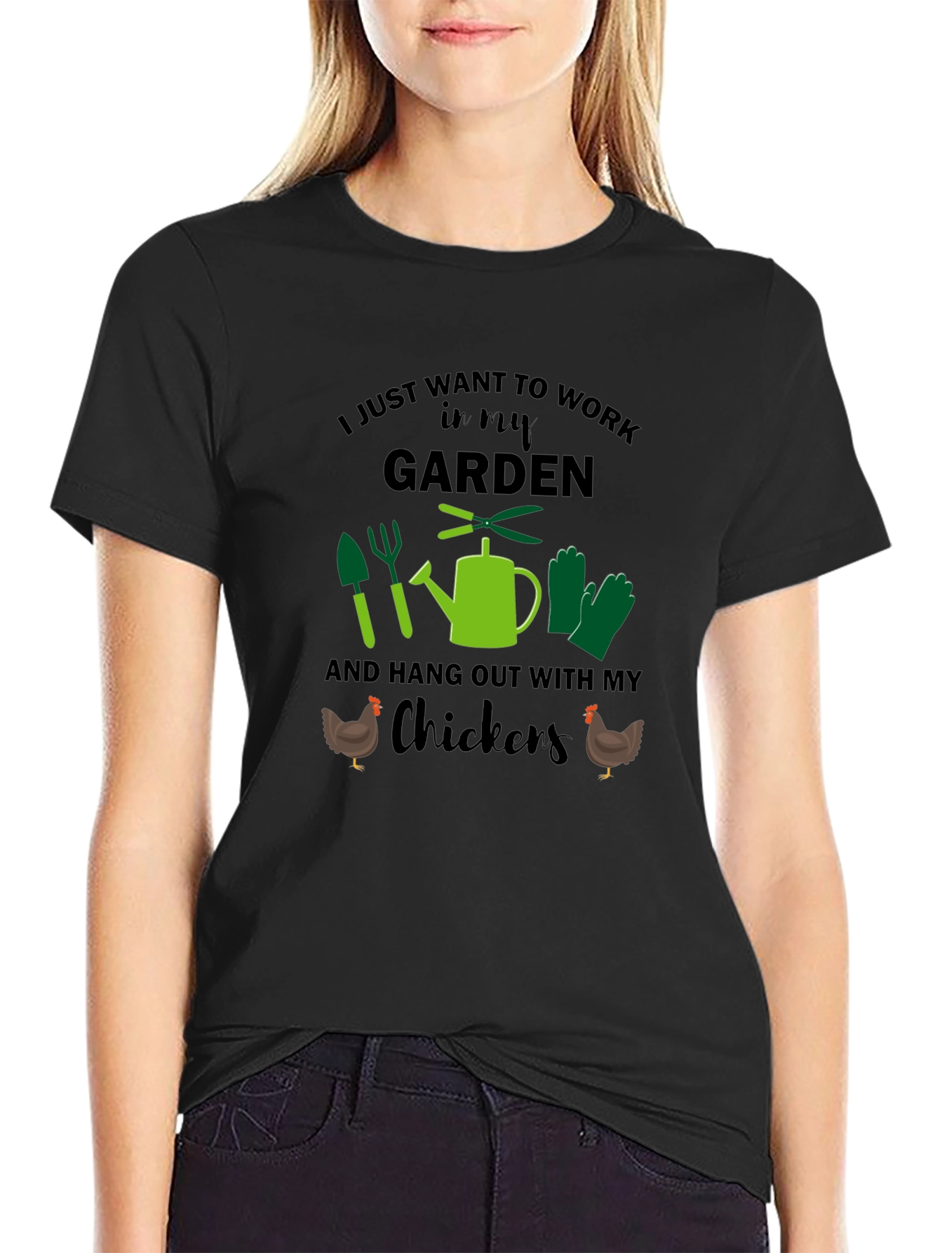 Gardening & Chickens T-Shirt