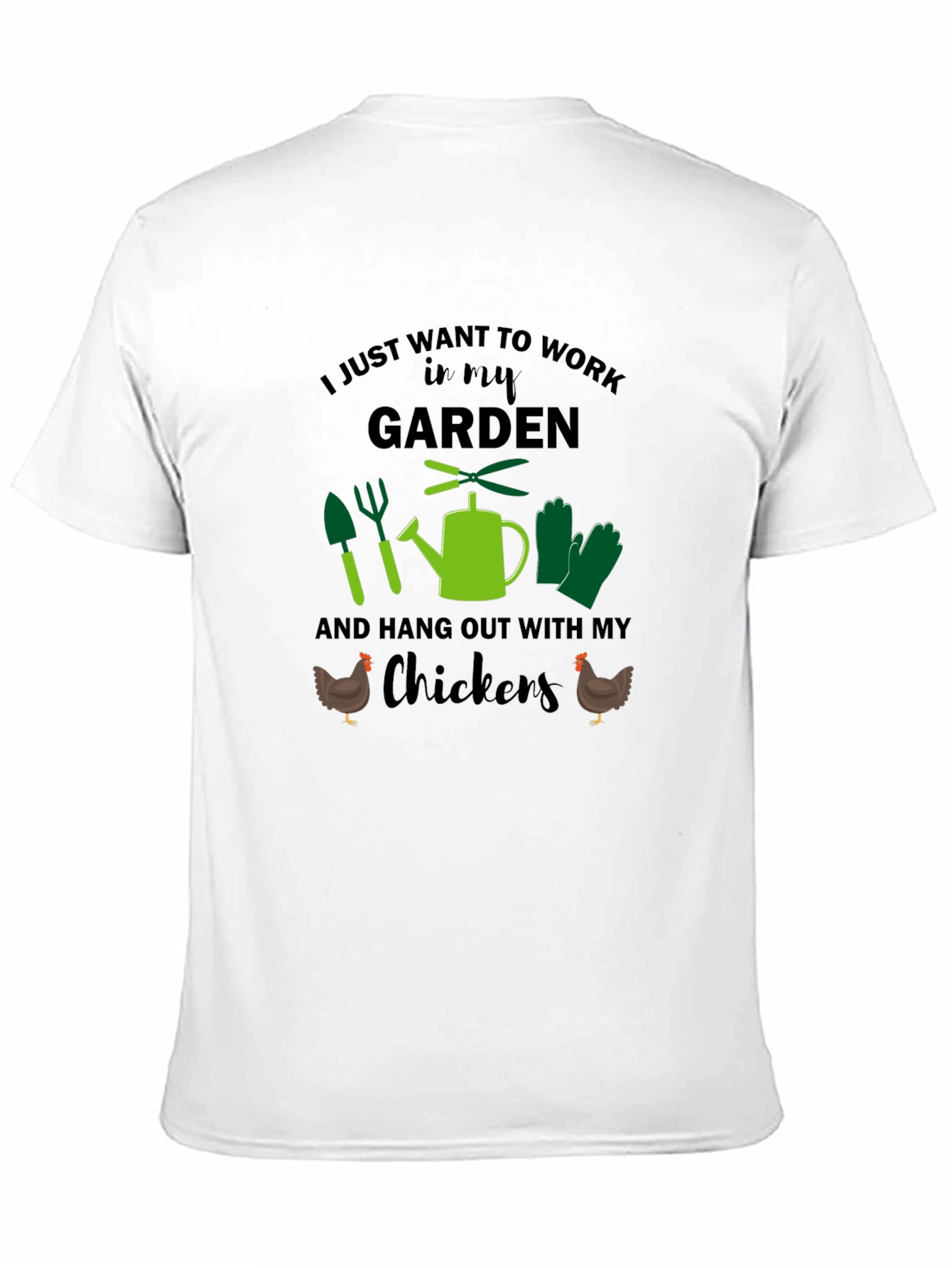 Gardening & Chickens T-Shirt
