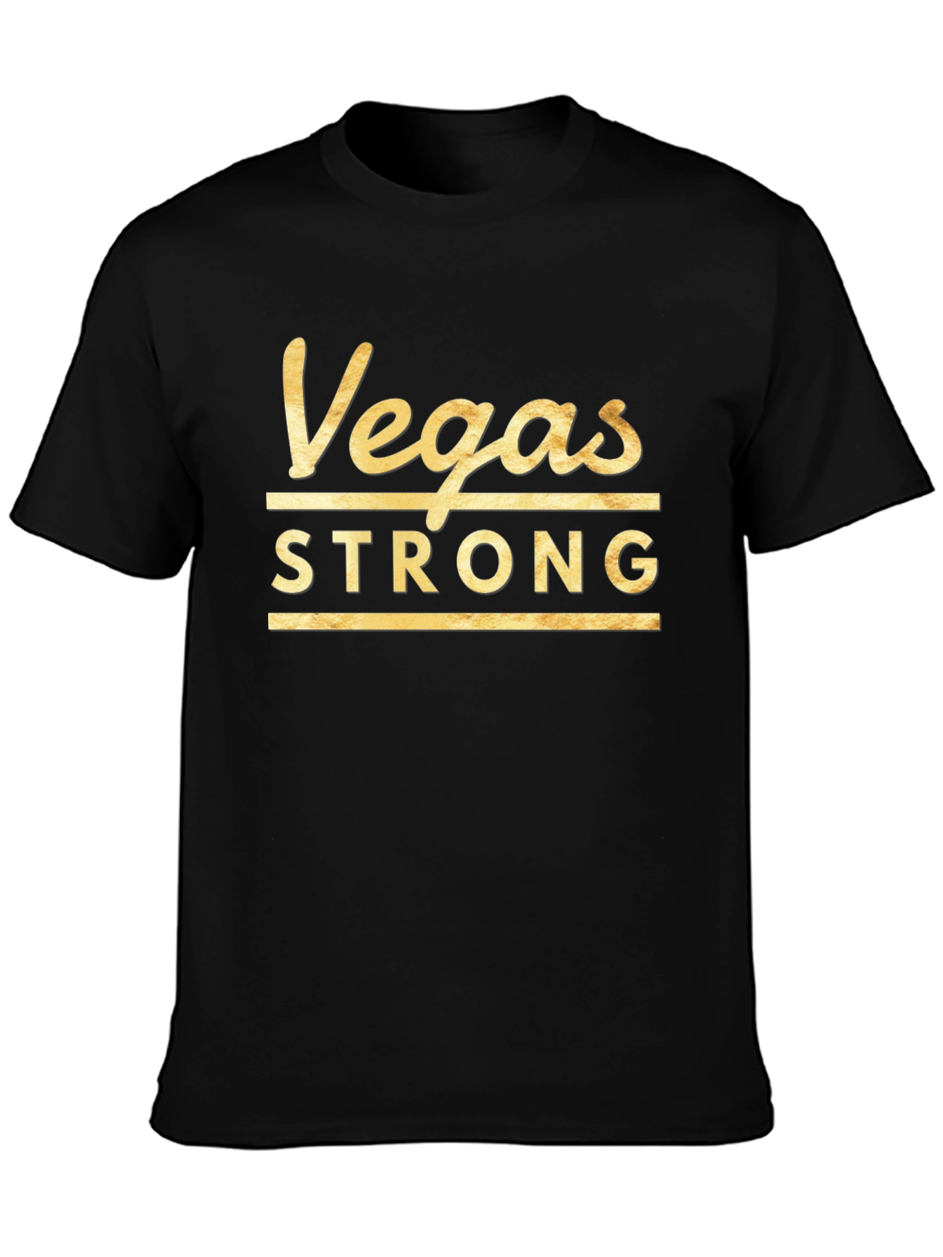 Vegas Strong Black Graphic Tee