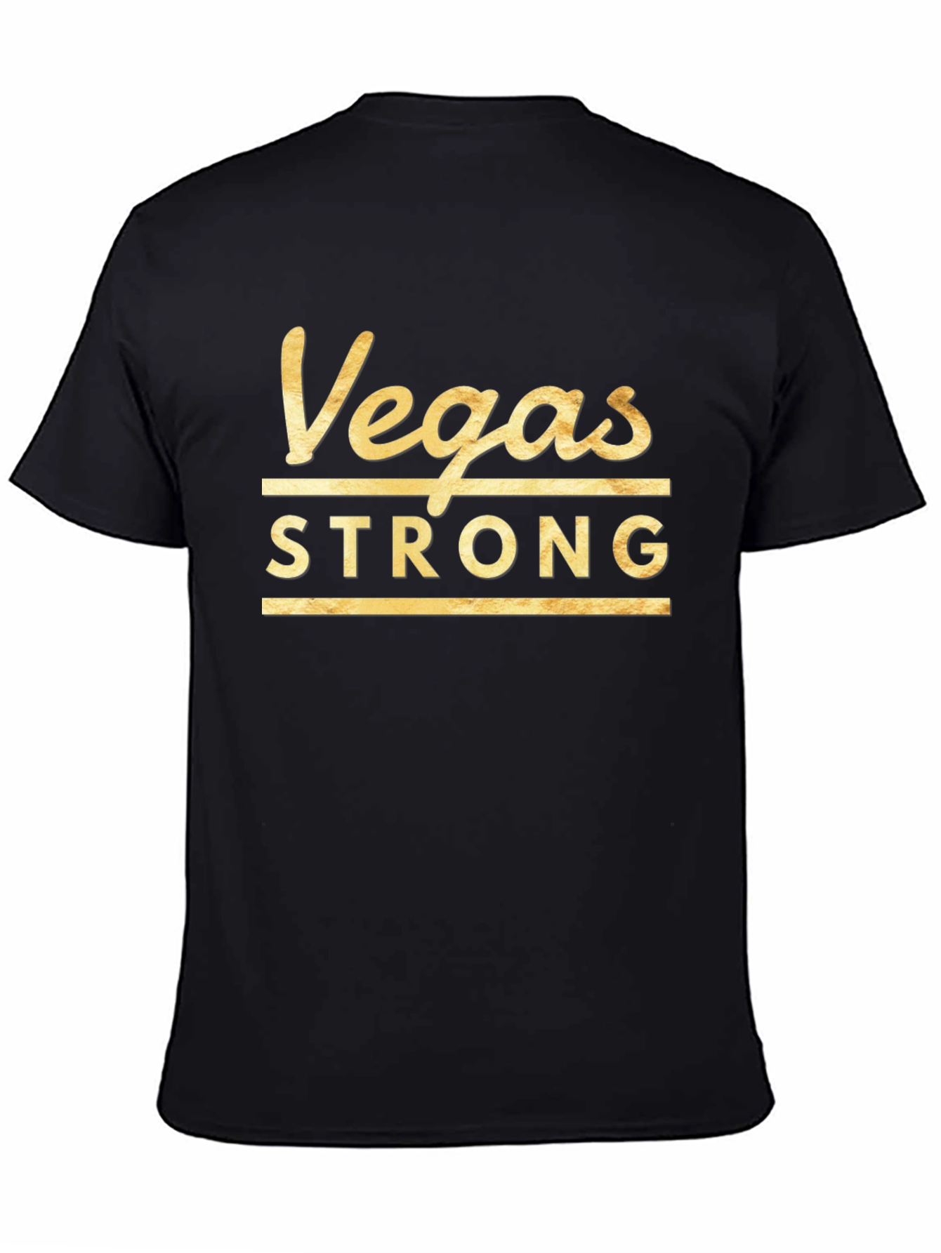 Vegas Strong Black Graphic Tee
