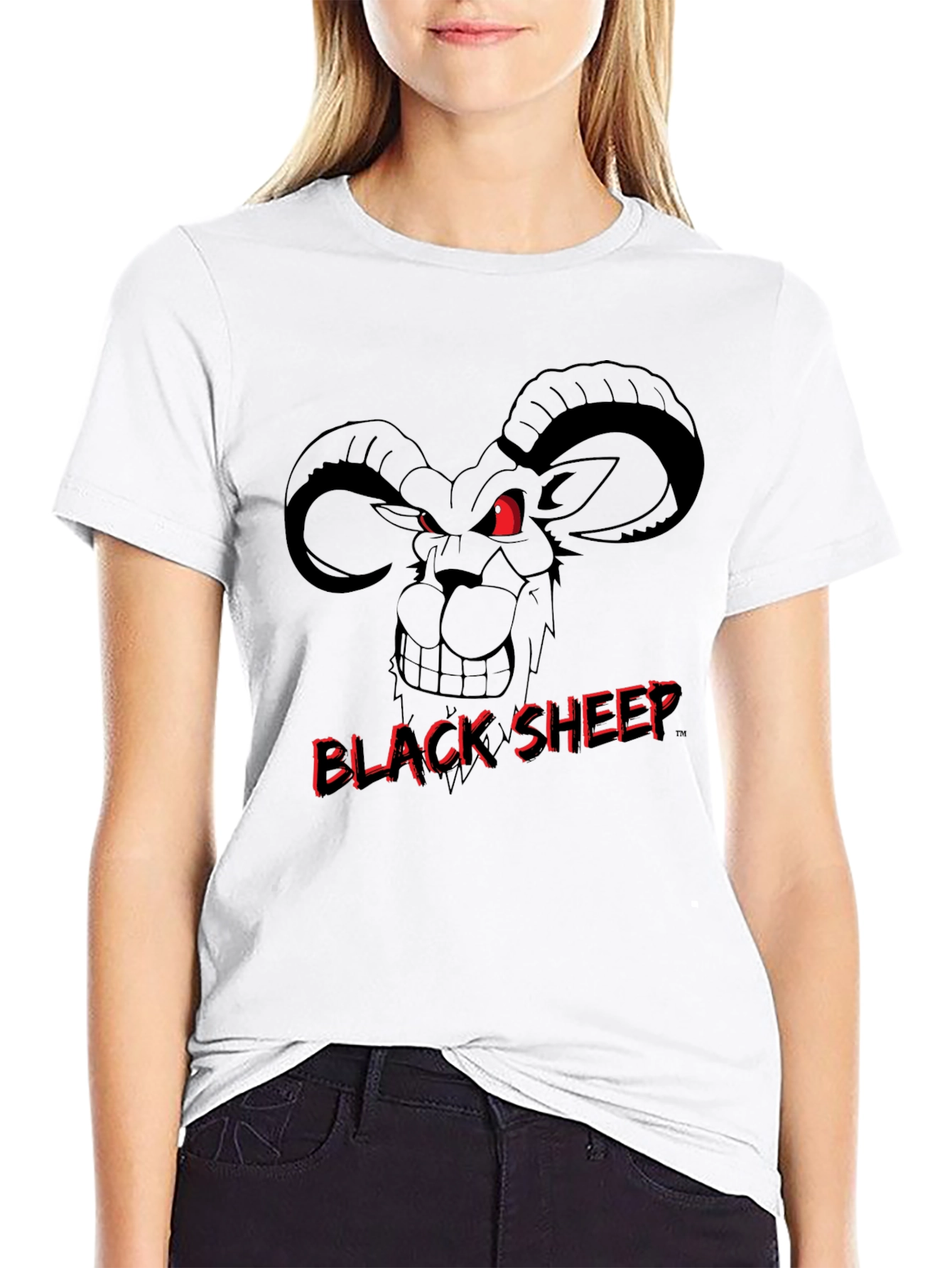 Black Sheep Graphic Tee - Mens Crew Neck Shirt