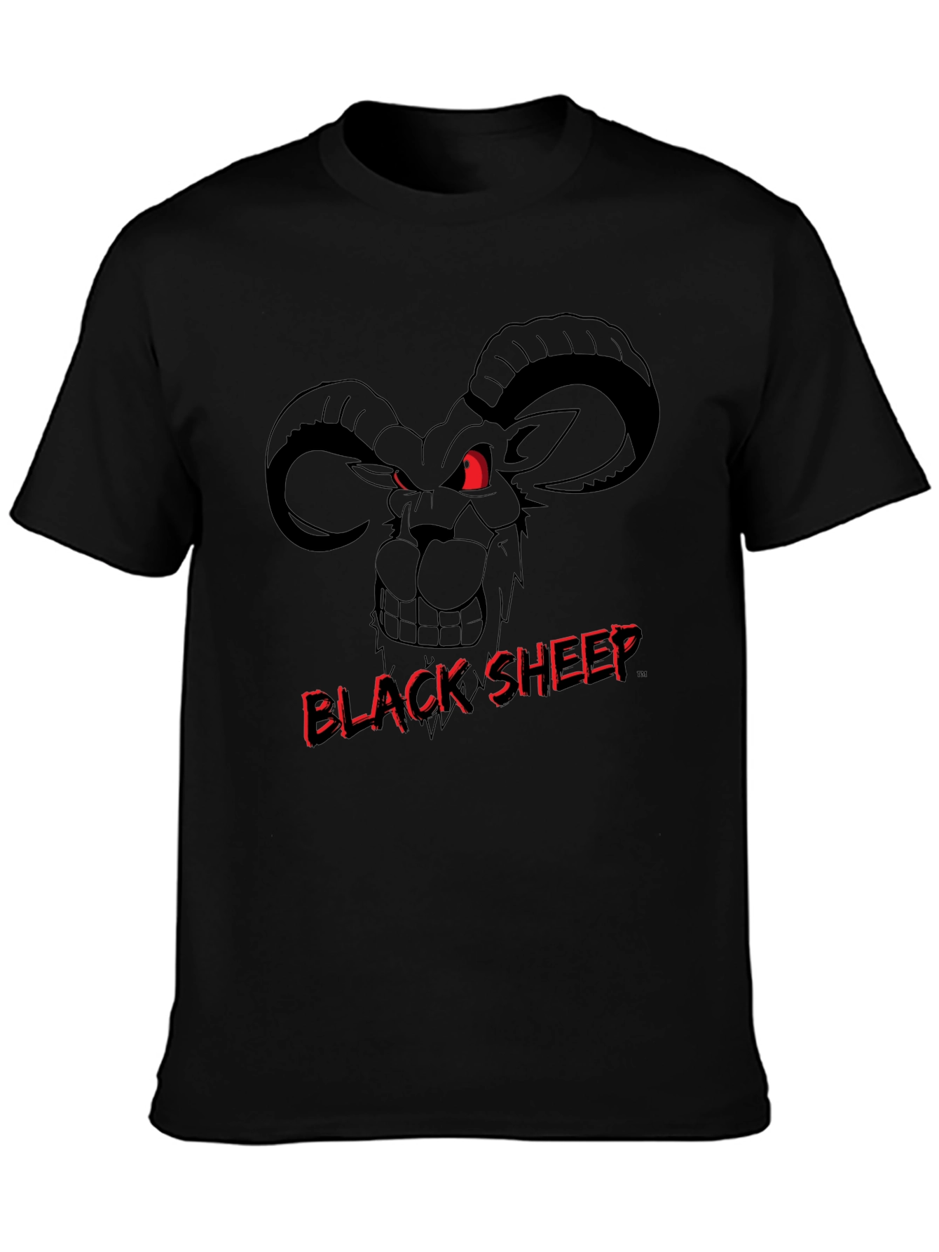 Black Sheep Graphic Tee - Mens Crew Neck Shirt