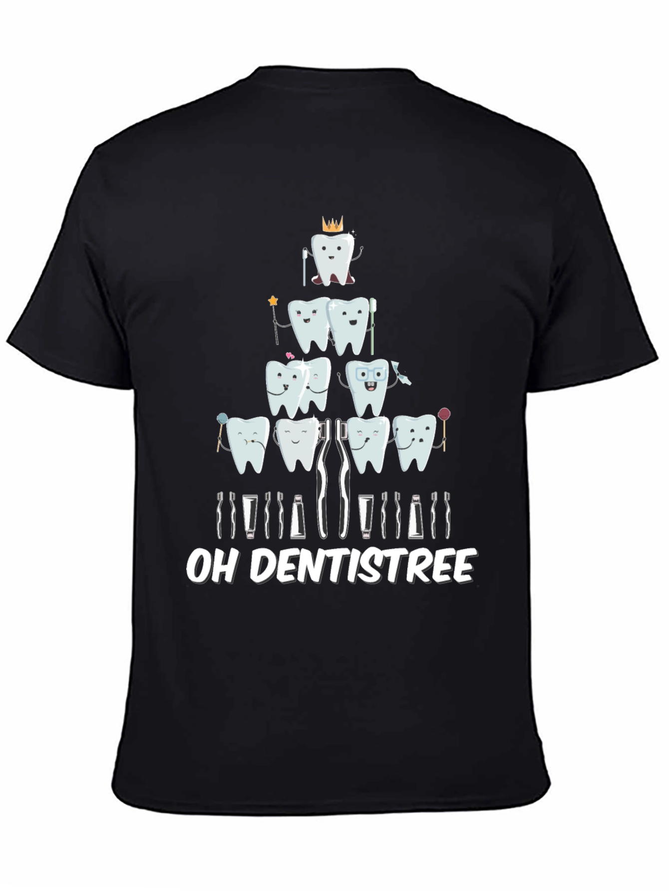 Oh Dentistree T-Shirt Funny Dental Christmas Tee