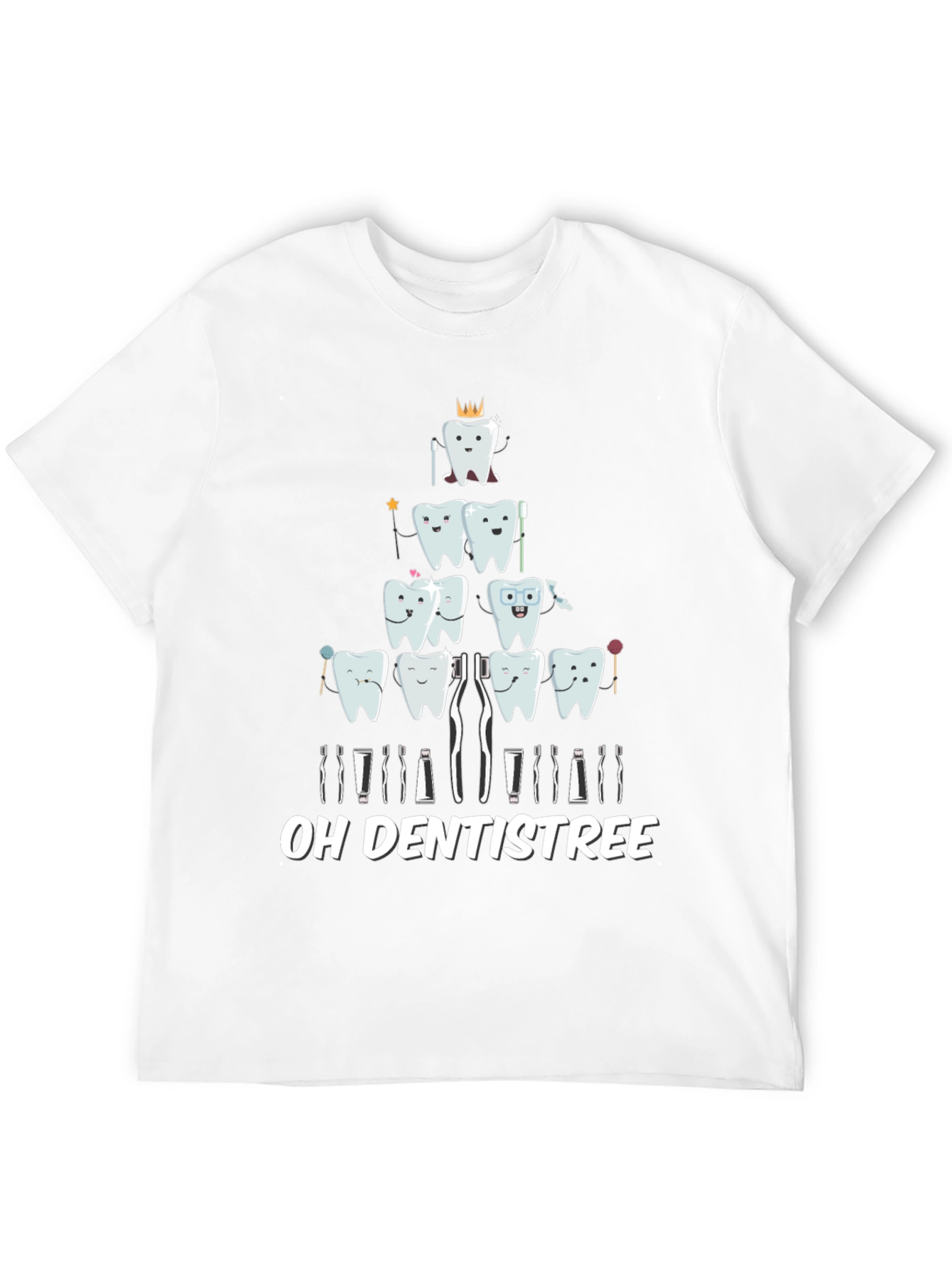 Oh Dentistree T-Shirt Funny Dental Christmas Tee