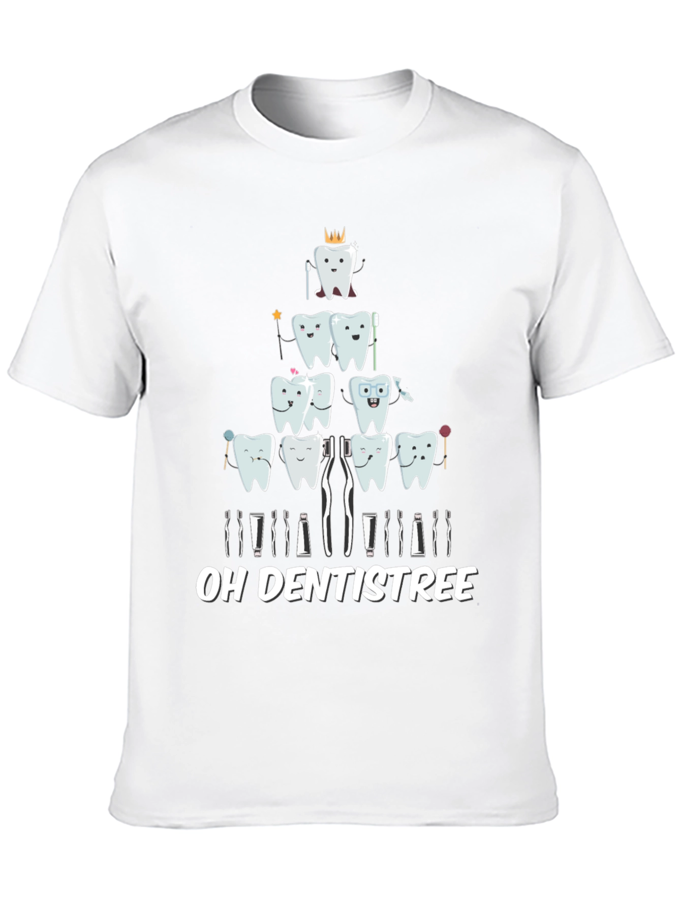 Oh Dentistree T-Shirt Funny Dental Christmas Tee
