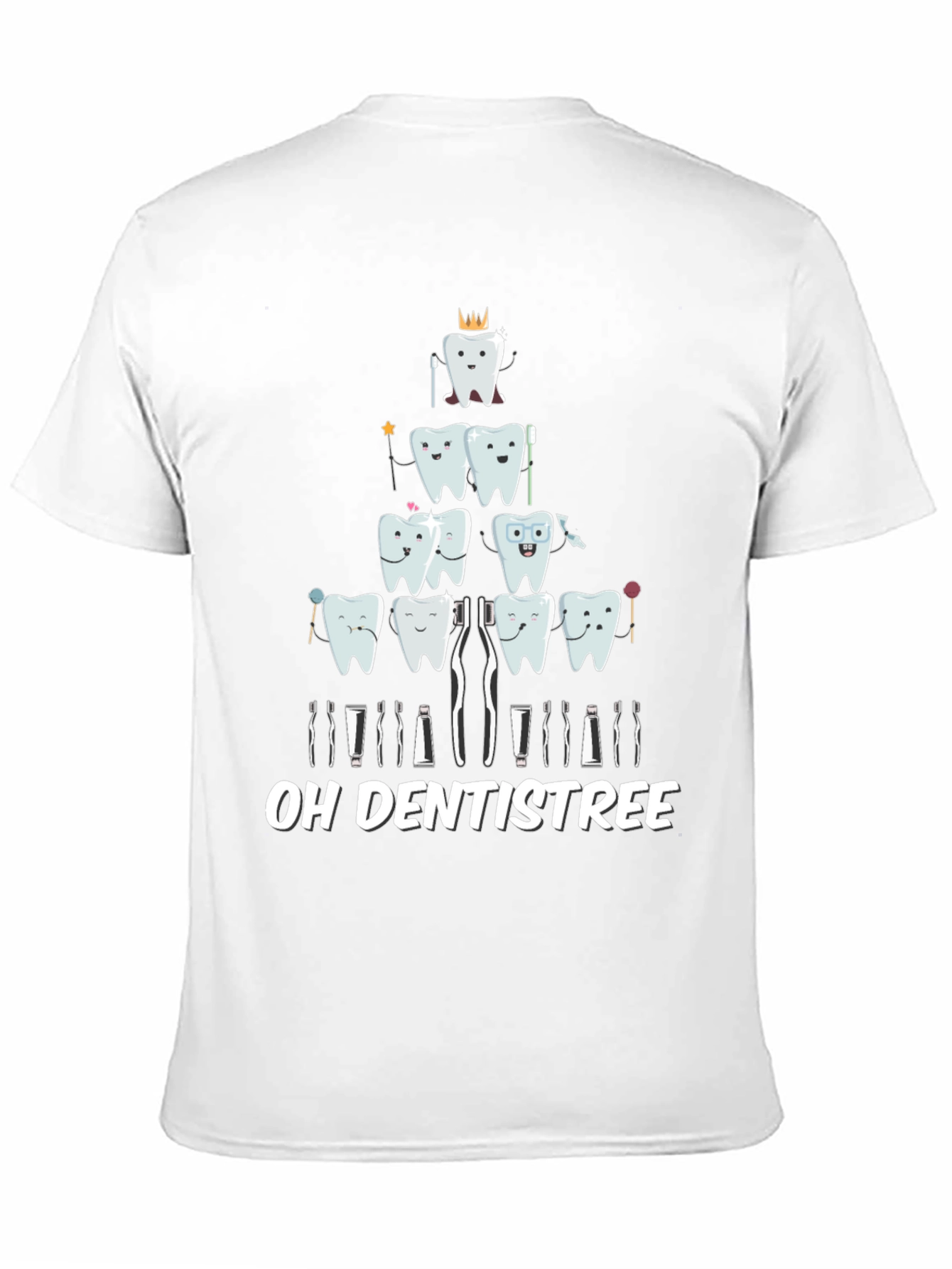 Oh Dentistree T-Shirt Funny Dental Christmas Tee