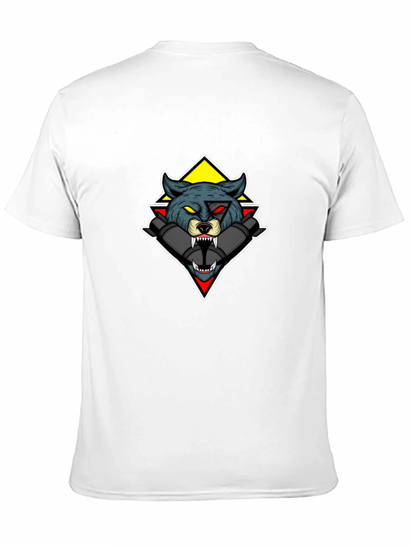Wolf Graphic Tee - Mens Black T-Shirt