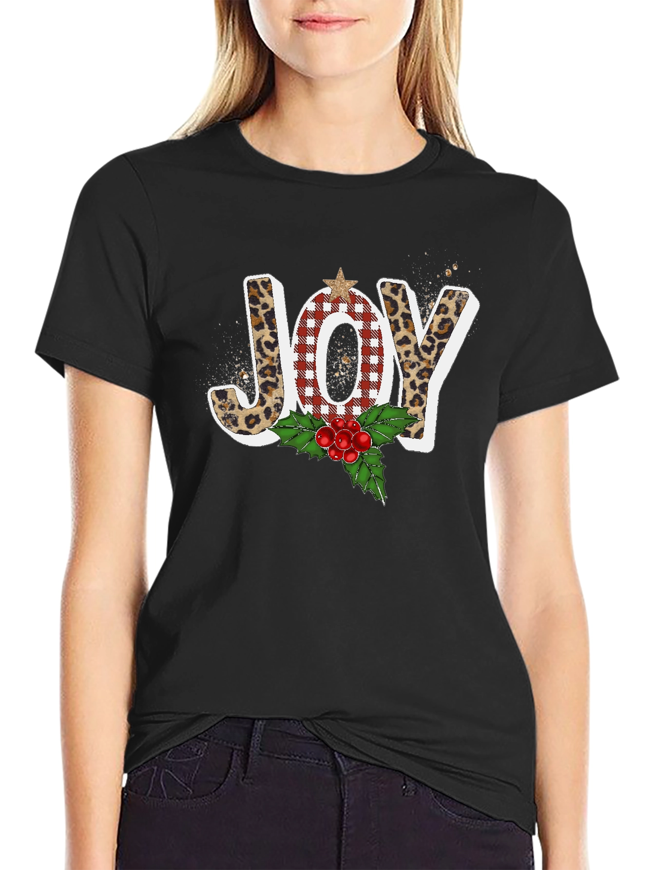 Joy Christmas Graphic Tee