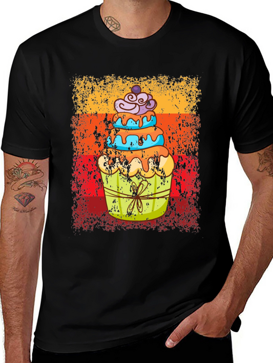 Retro Cupcake T-Shirt - Sweet Treat Tee