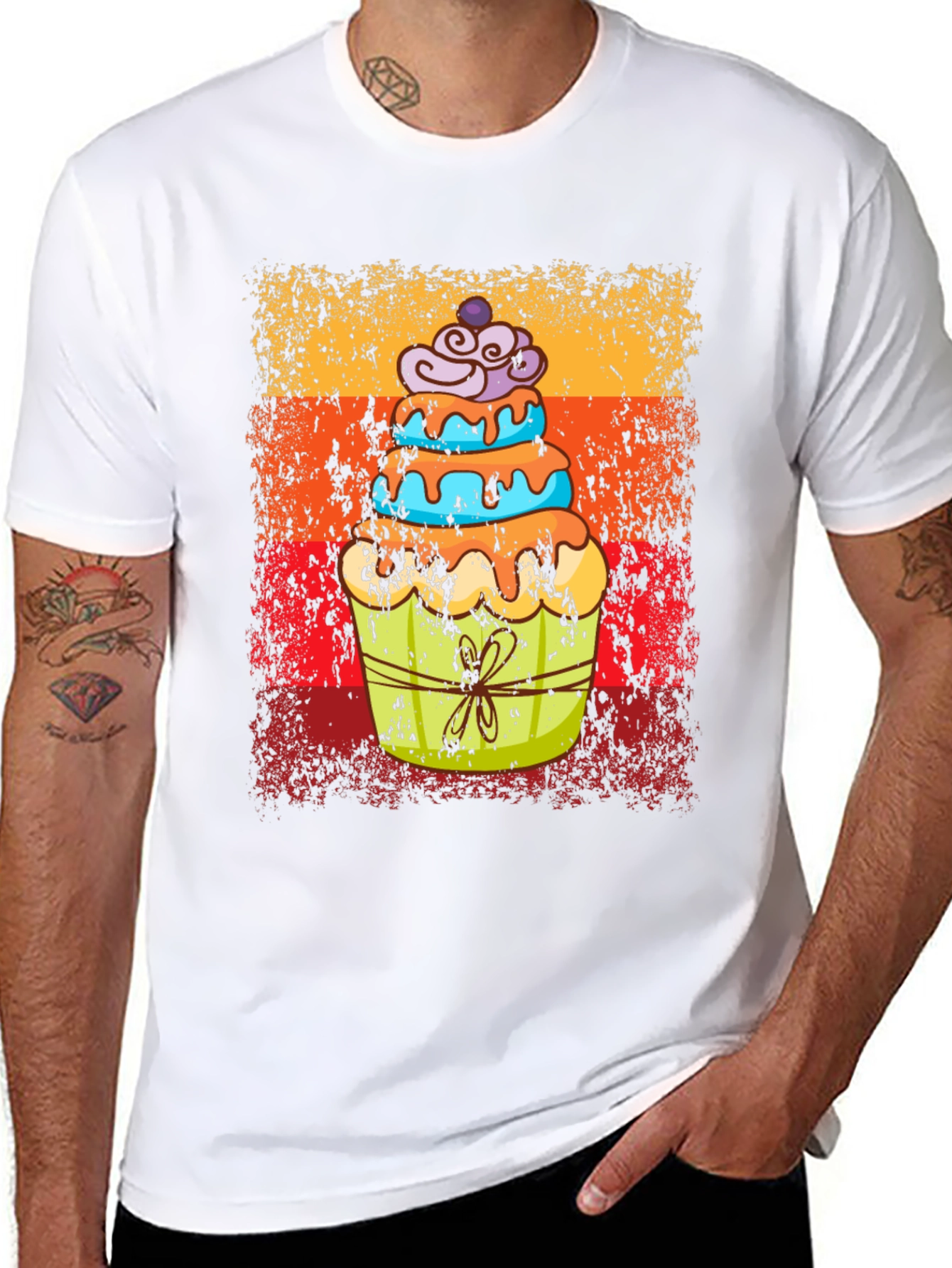 Retro Cupcake T-Shirt - Sweet Treat Tee