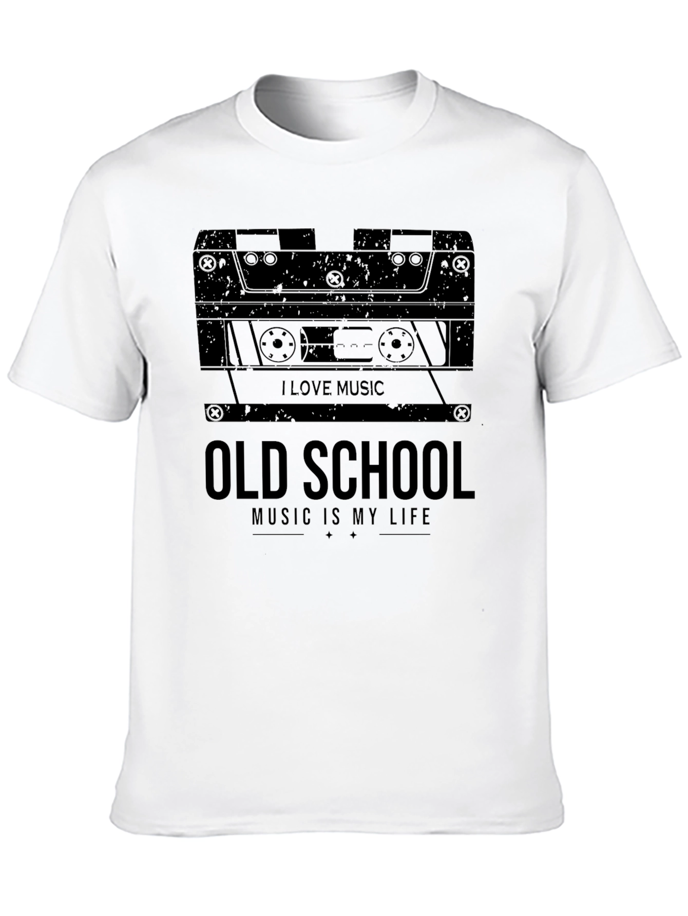 Retro Cassette Tape Old School Music T-Shirt