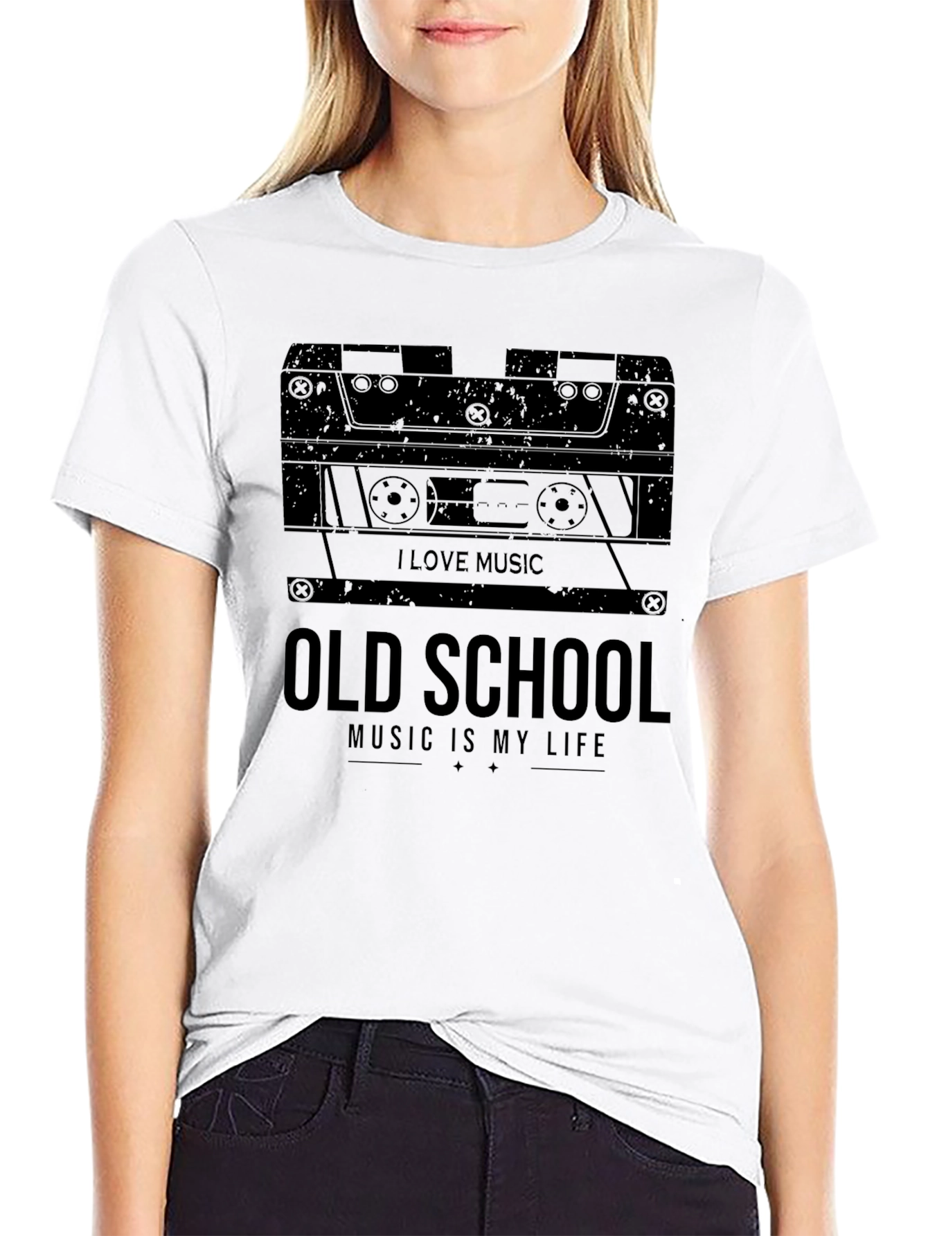 Retro Cassette Tape Old School Music T-Shirt