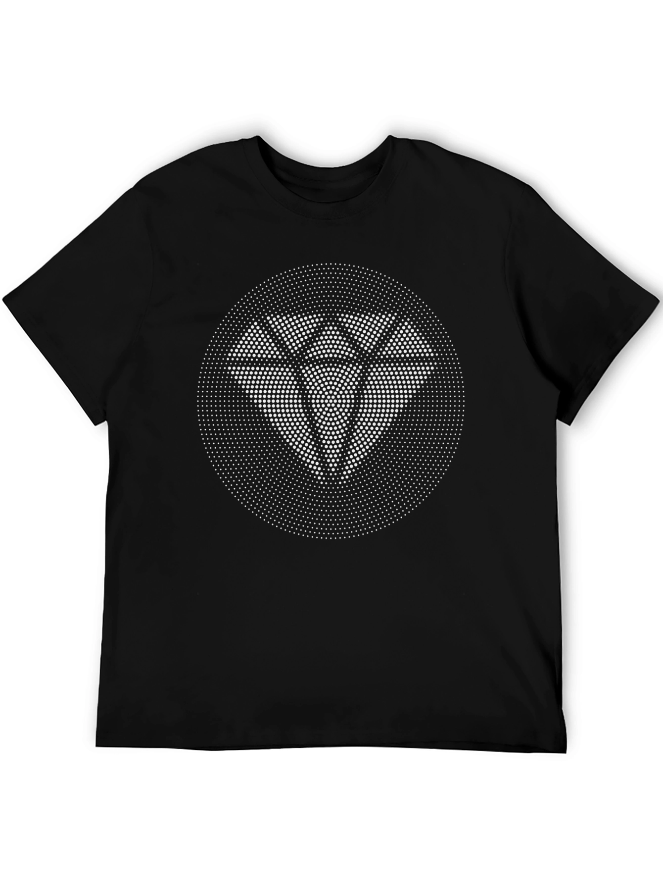 Diamond Dot Graphic Tee - Modern Style