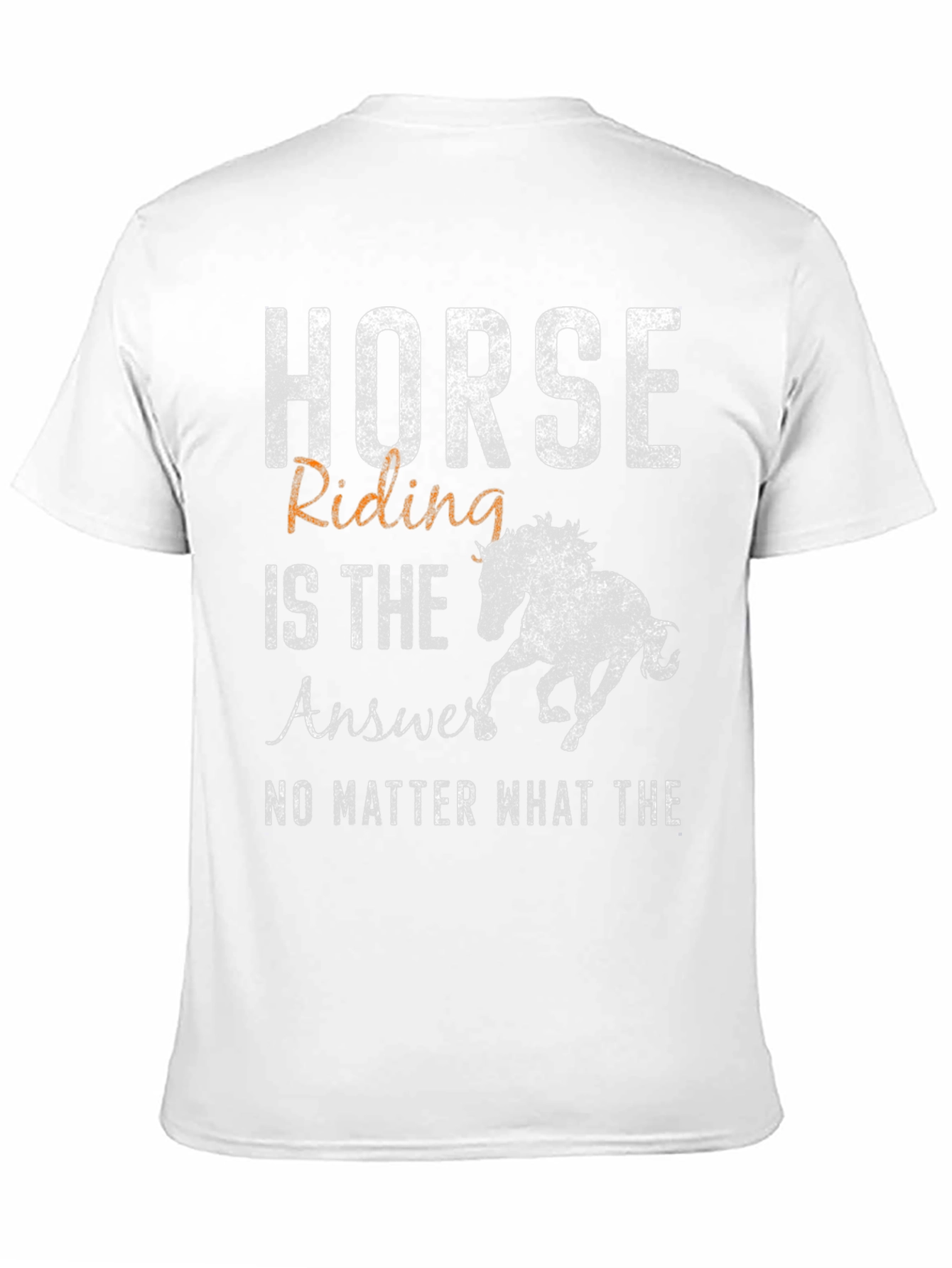 Horse Riding is the Answer T-Shirt