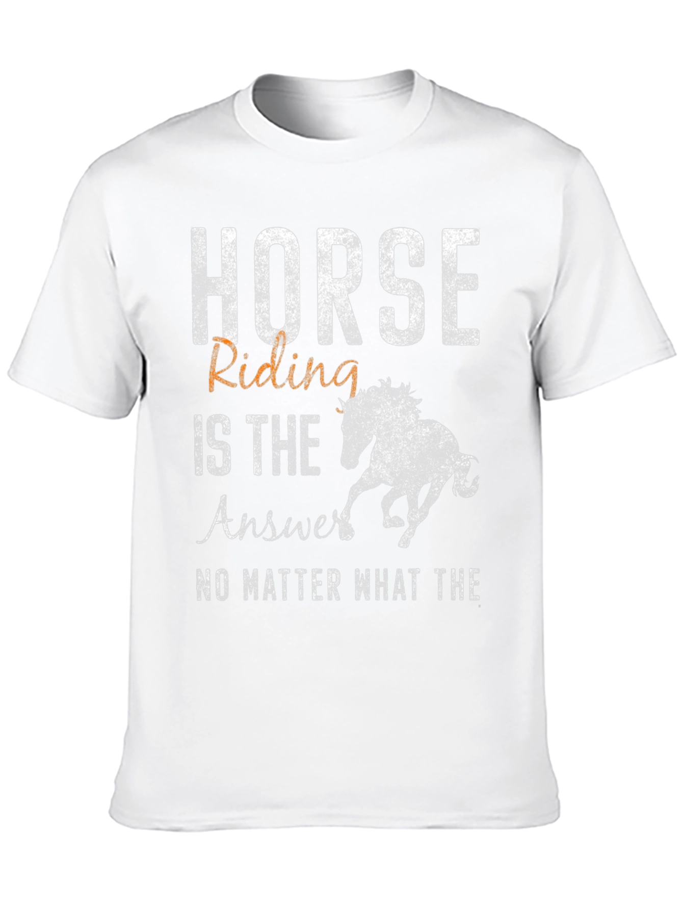 Horse Riding is the Answer T-Shirt