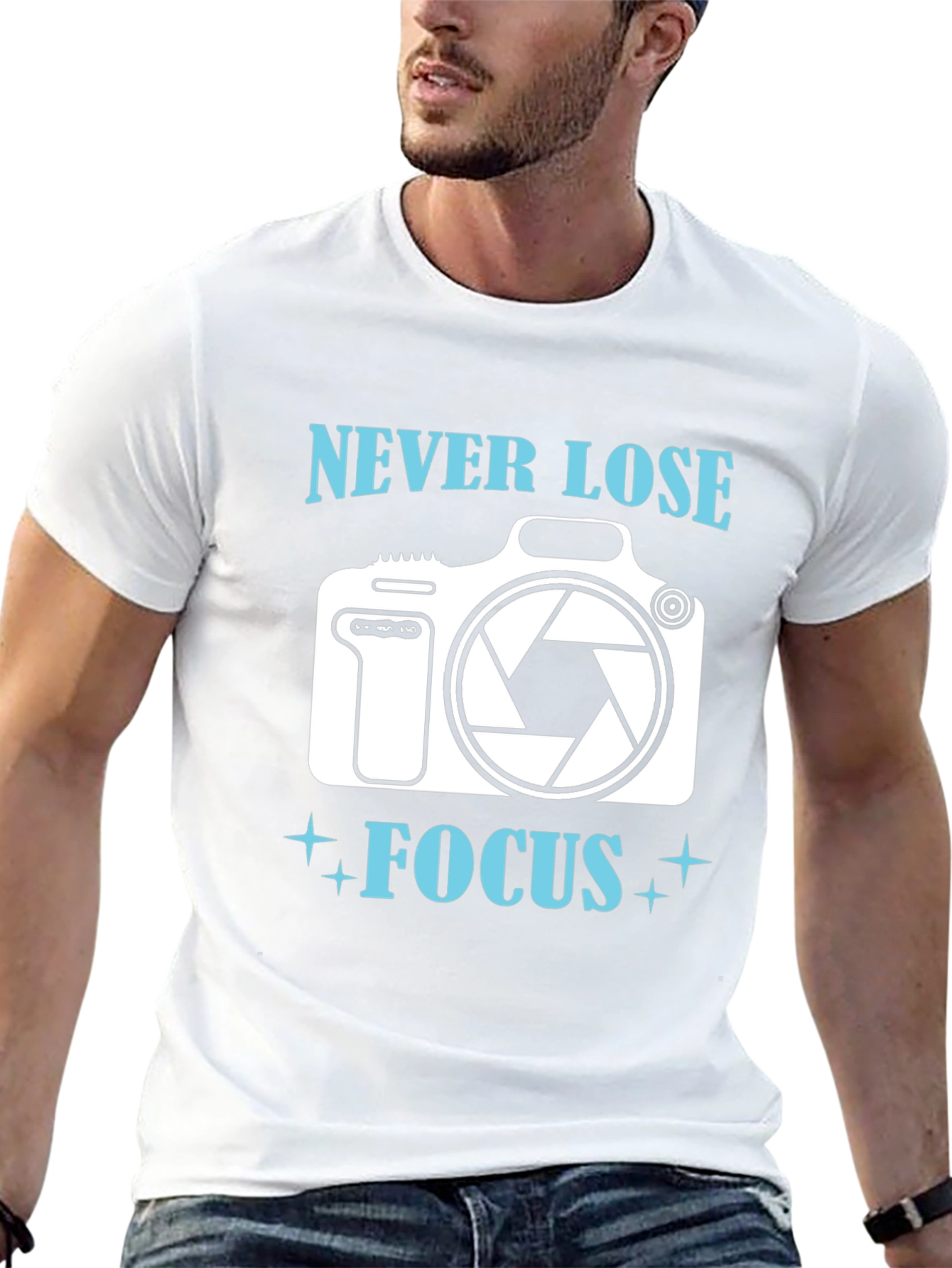 Never Lose Focus T-Shirt Photography Camera Graphic Tee