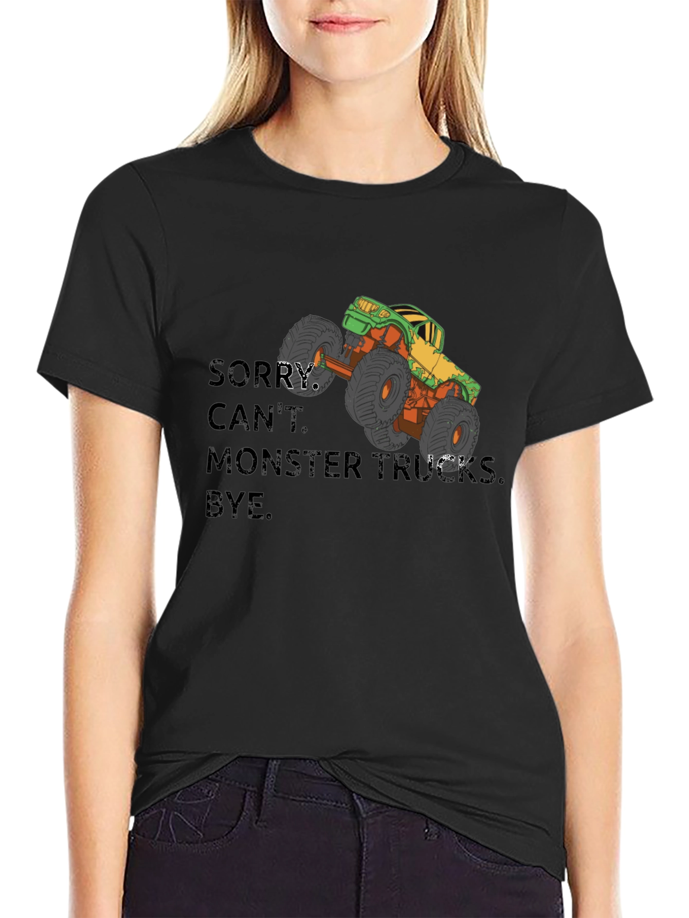 Monster Truck Graphic T-Shirt - Sorry Cant Bye