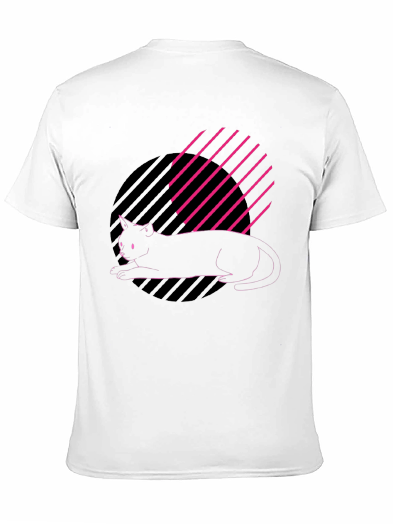 Cool Cat Graphic Tee - Stylish Black T-Shirt