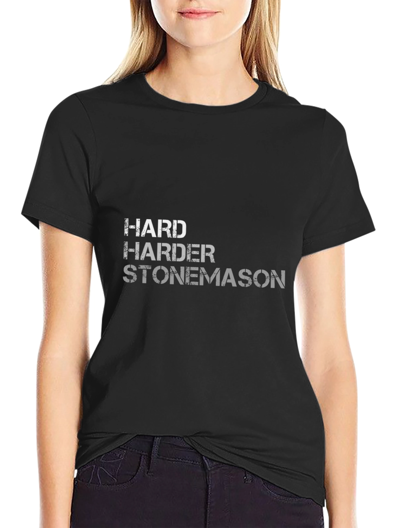 Harder Stonemason Tee - Premium Cotton Blend
