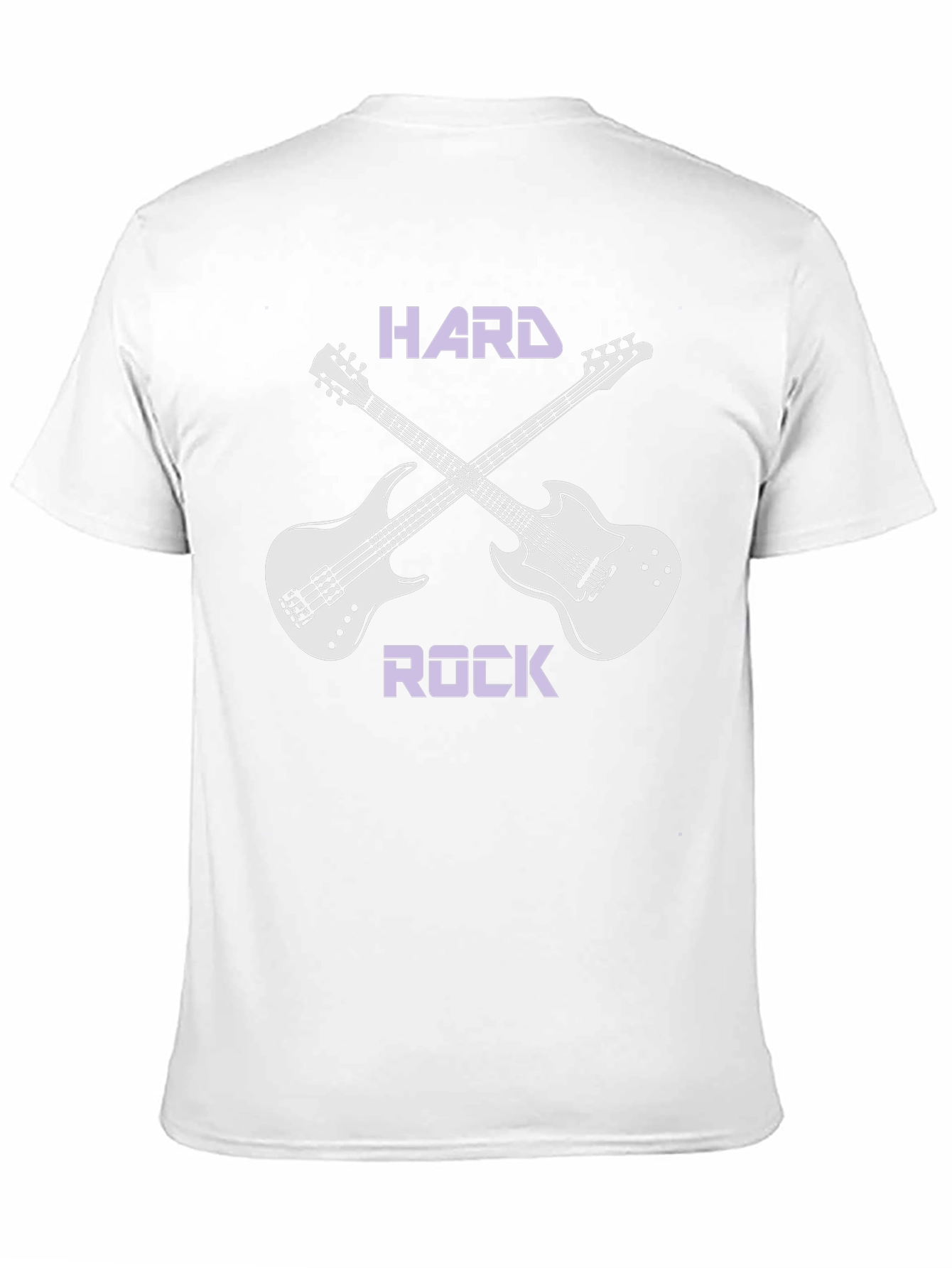 Hard Rock T-Shirt with Guitar Graphic
