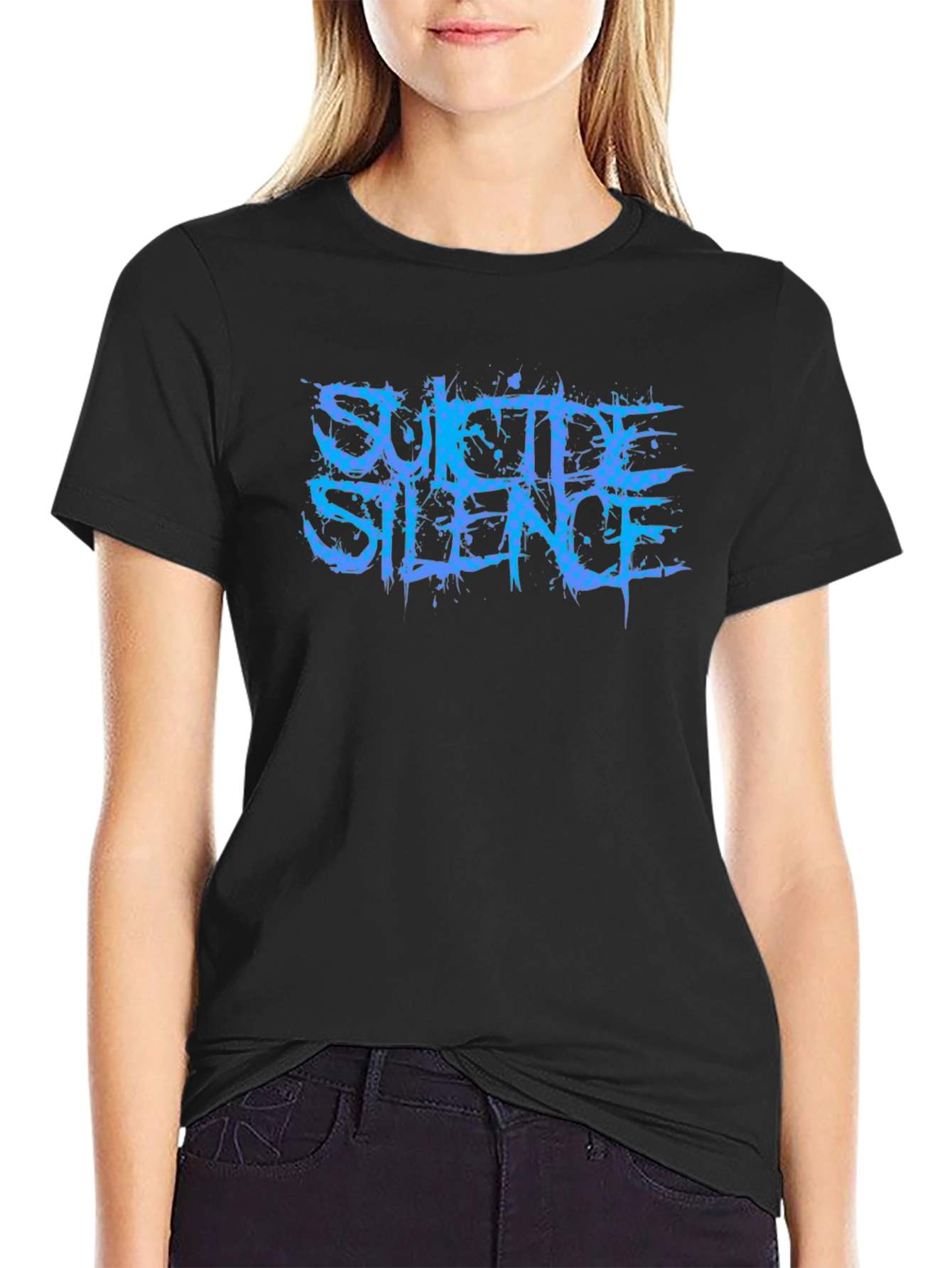 Suicide Silence Band T-Shirt - Black Metal Tee
