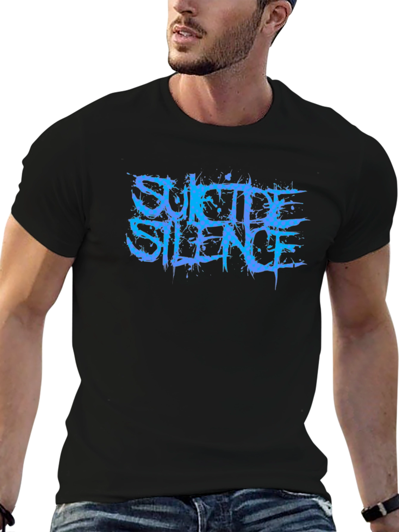 Suicide Silence Band T-Shirt - Black Metal Tee