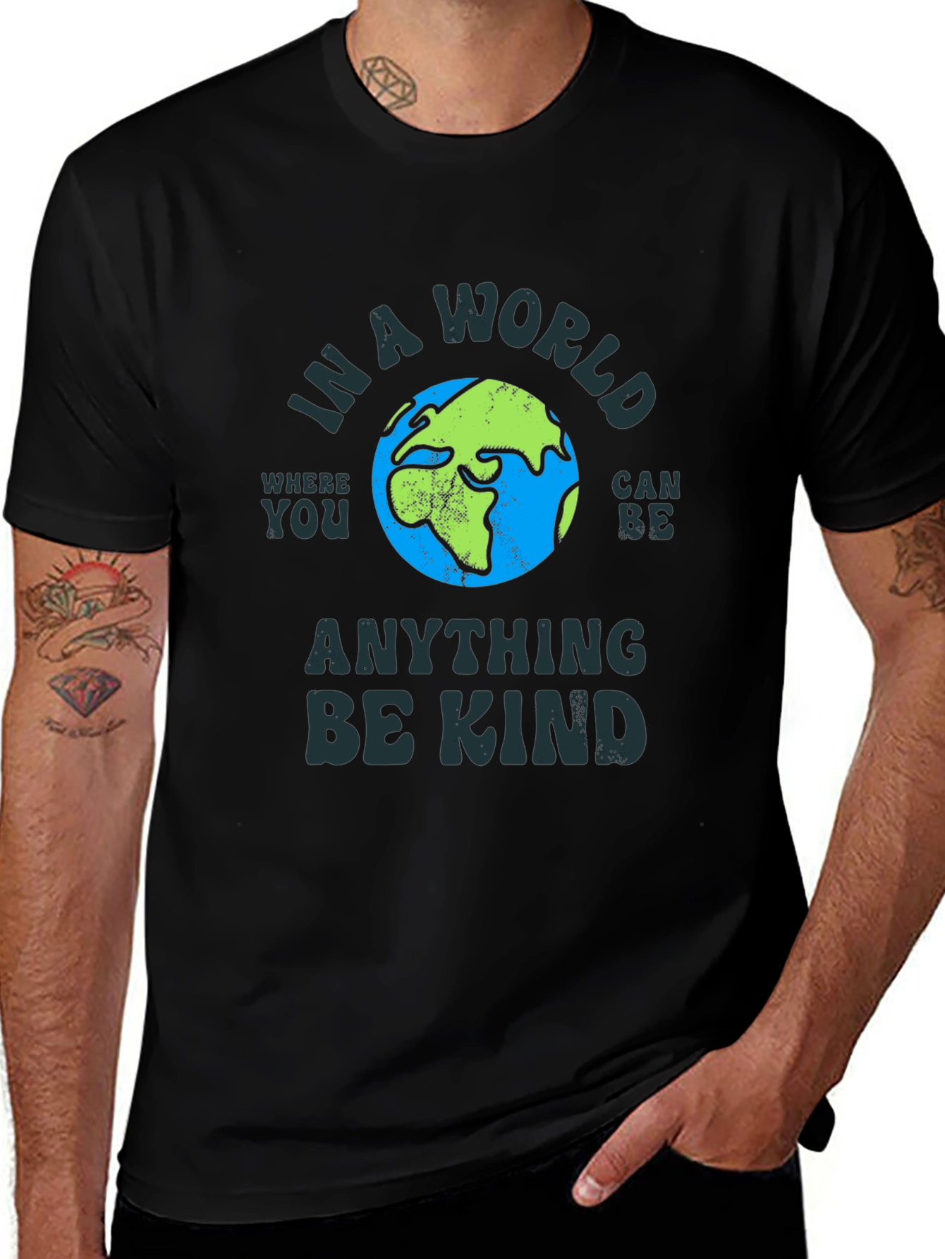 Be Kind T-Shirt - Earth Graphic Tee