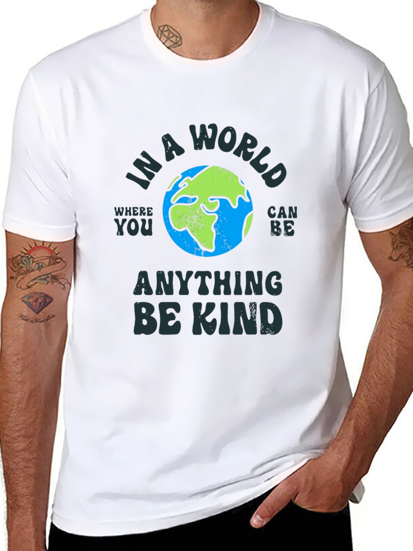 Be Kind T-Shirt - Earth Graphic Tee