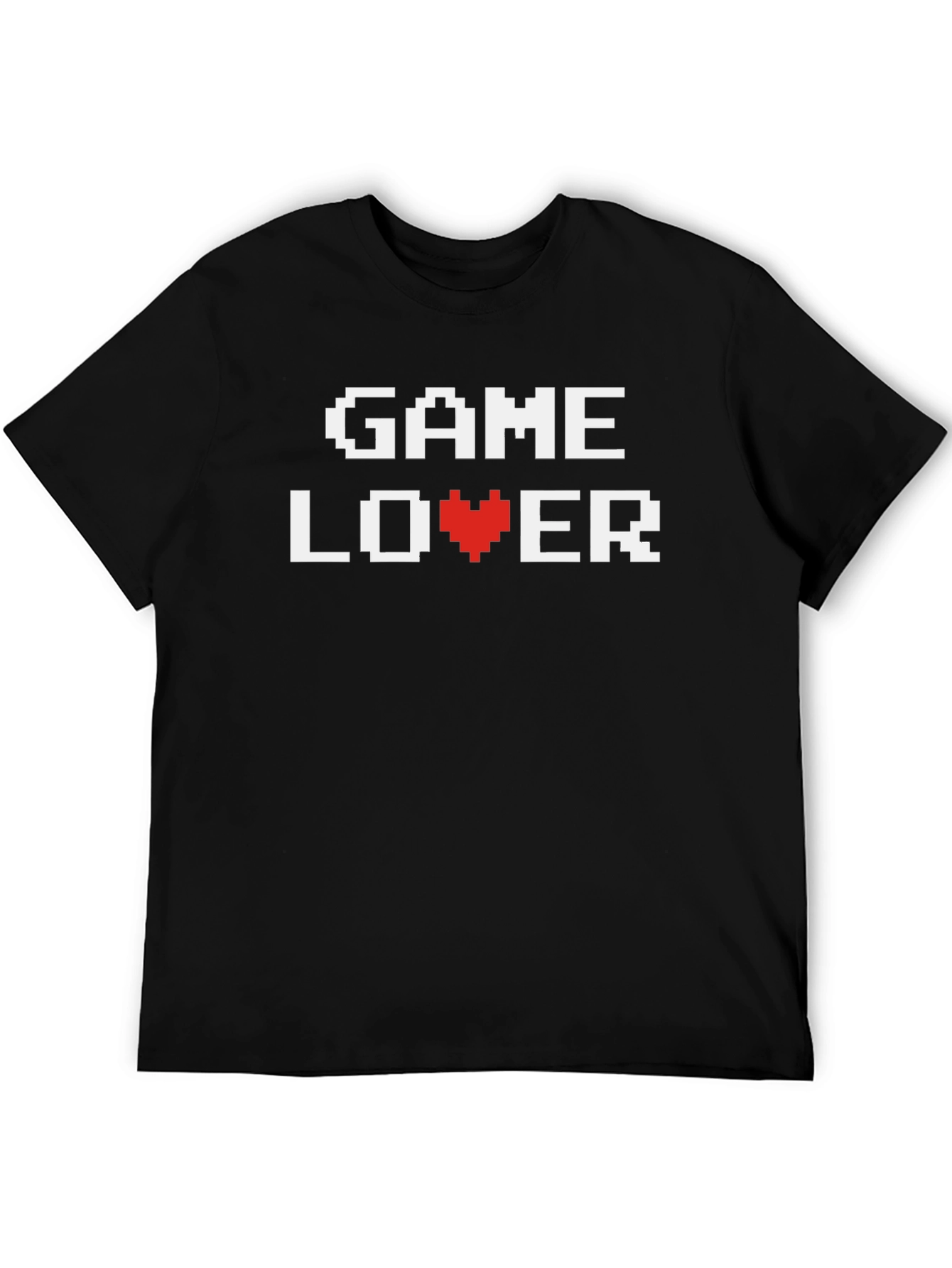 Game Lover Pixel Heart Graphic T-Shirt - Gamer Tee