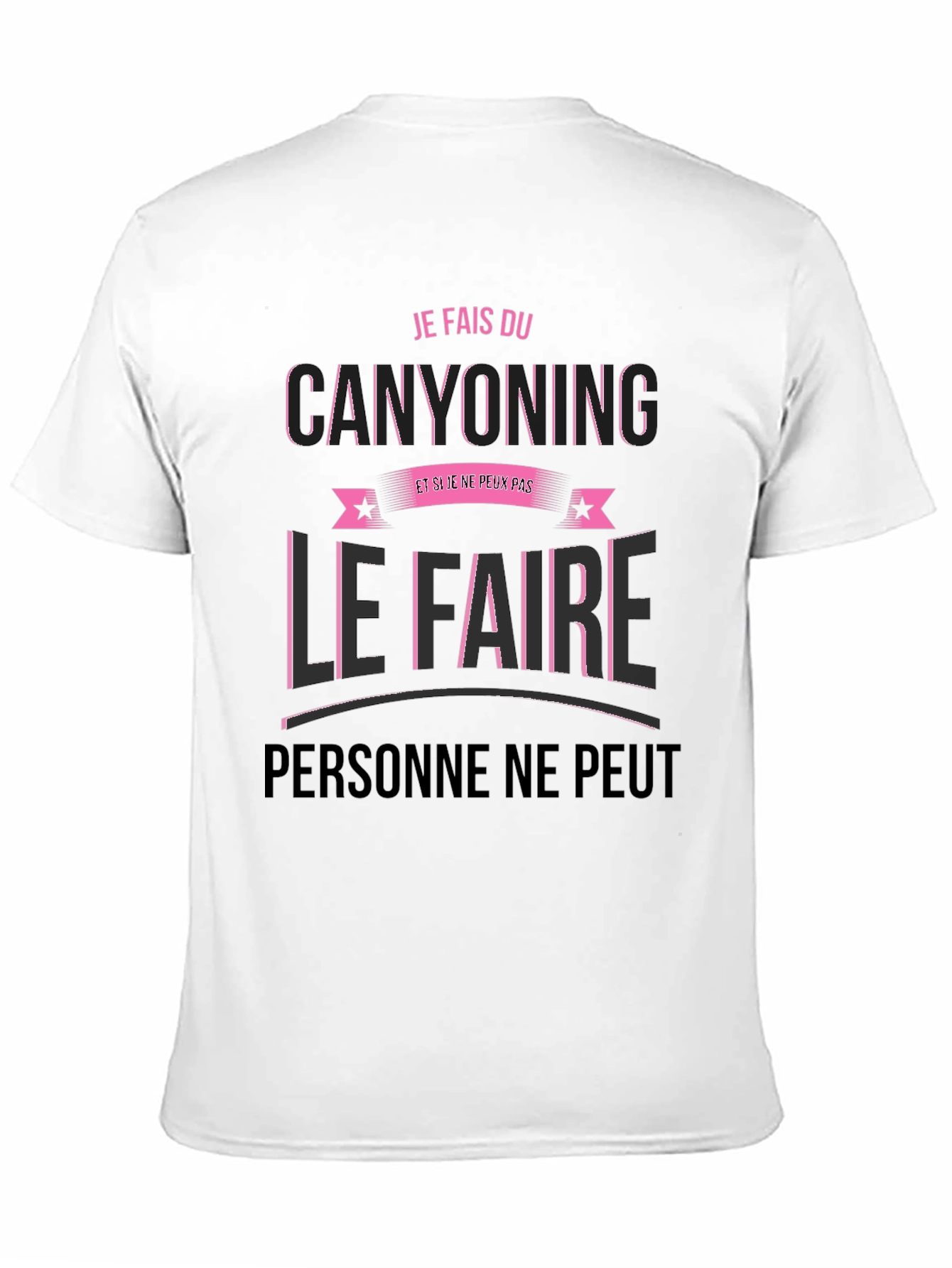 Canyoning Graphic Tee - Je Fais Du Canyoning
