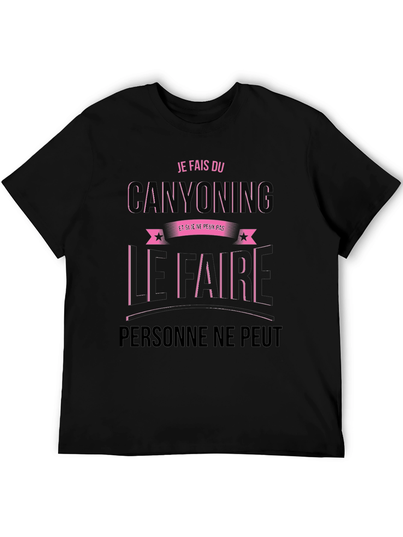 Canyoning Graphic Tee - Je Fais Du Canyoning