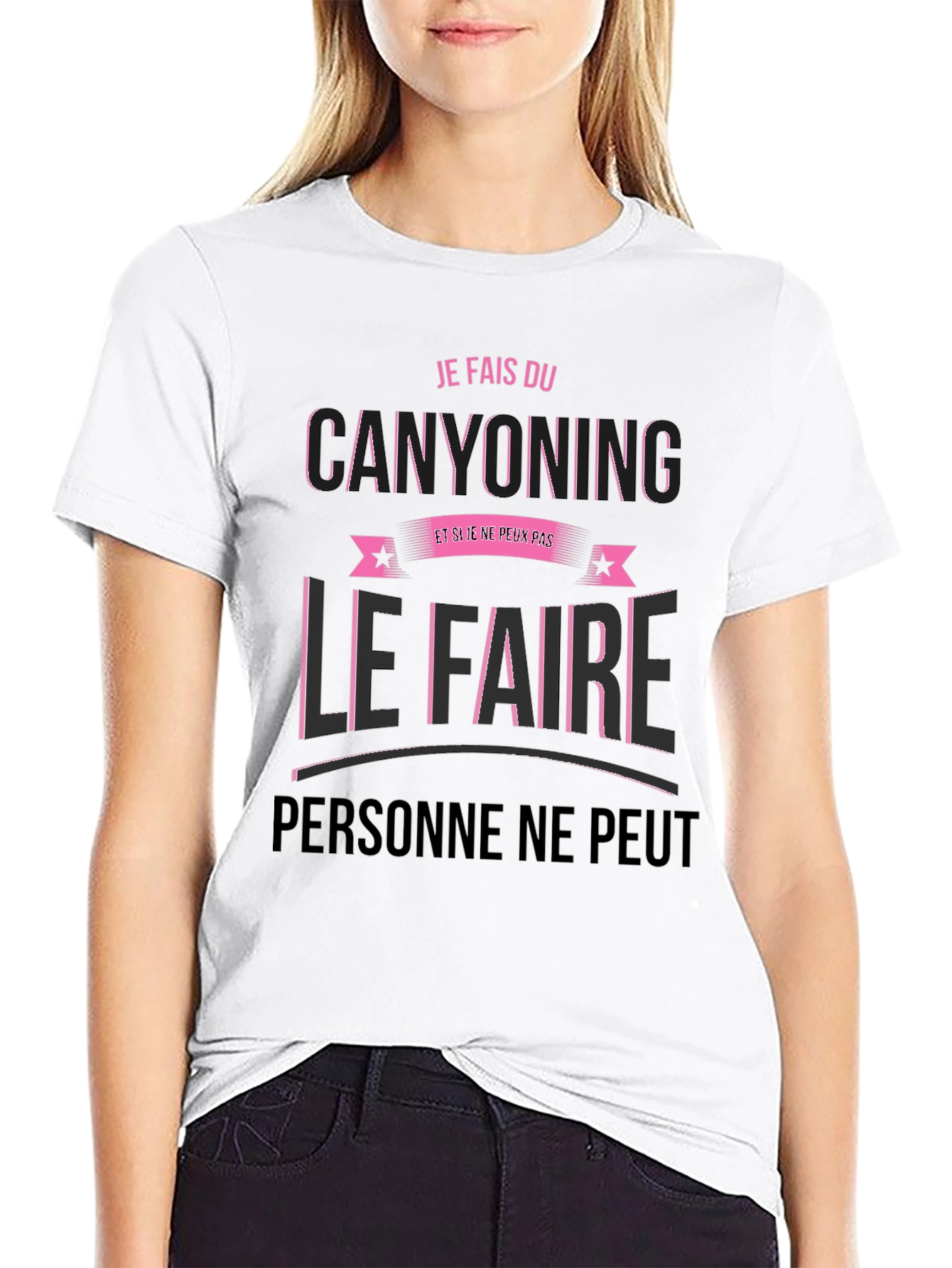 Canyoning Graphic Tee - Je Fais Du Canyoning