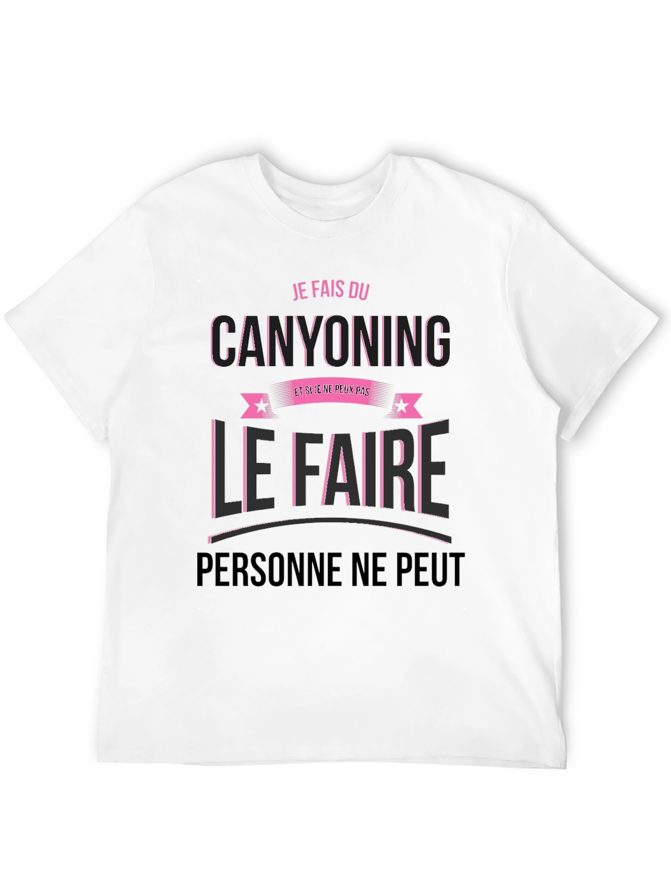 Canyoning Graphic Tee - Je Fais Du Canyoning