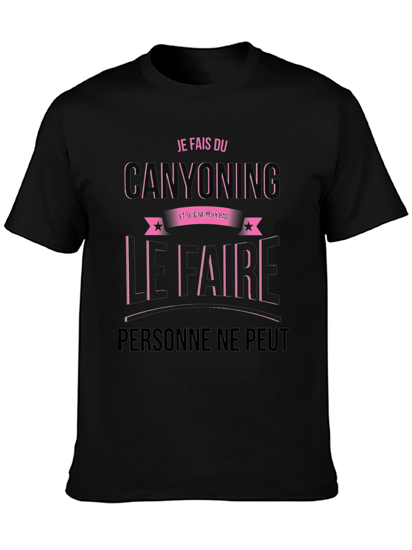 Canyoning Graphic Tee - Je Fais Du Canyoning