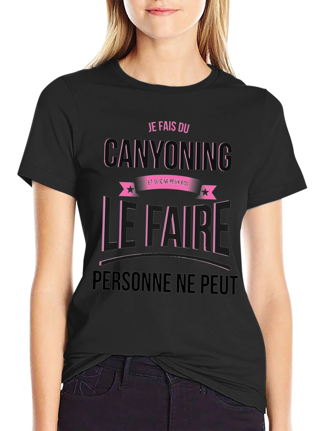 Canyoning Graphic Tee - Je Fais Du Canyoning