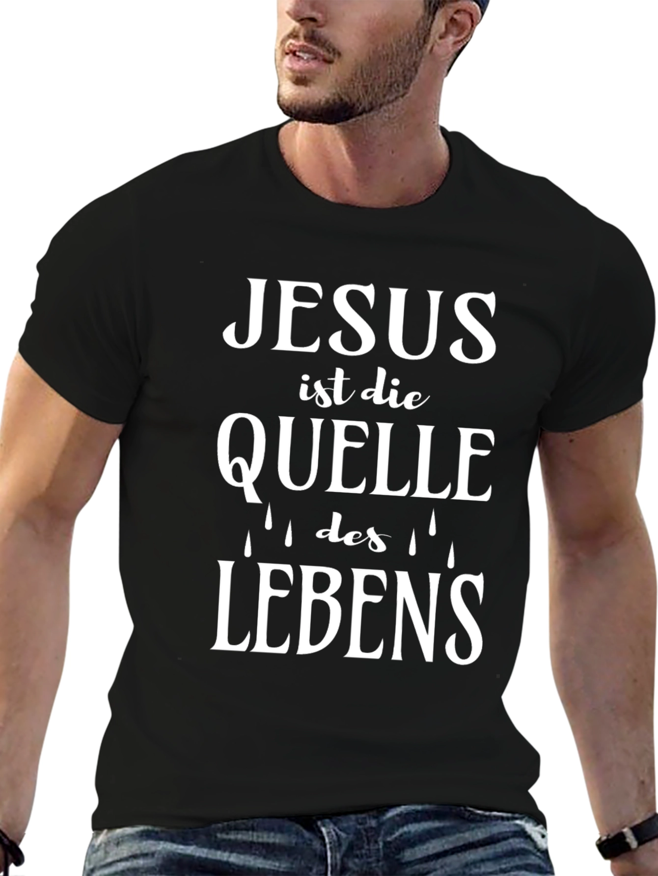 Jesus ist die Quelle des Lebens T-Shirt