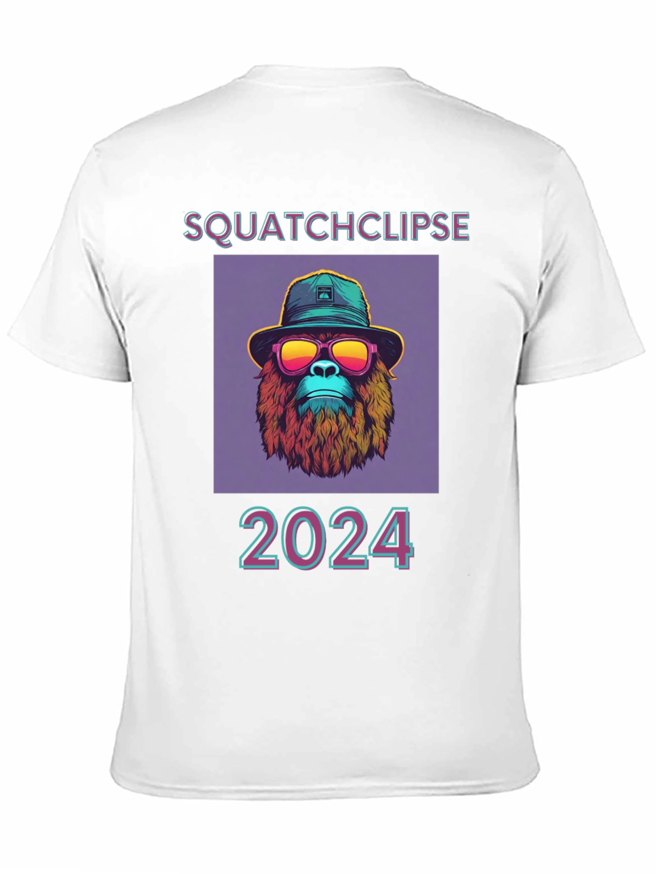 Squatchclipse 2024 T-Shirt - Bigfoot Solar Eclipse Tee