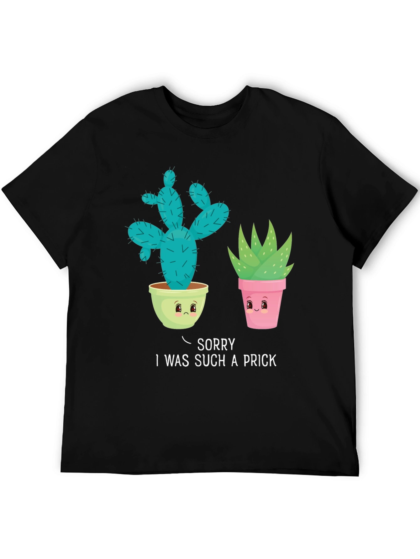 Funny Prick Cactus Graphic T-Shirt