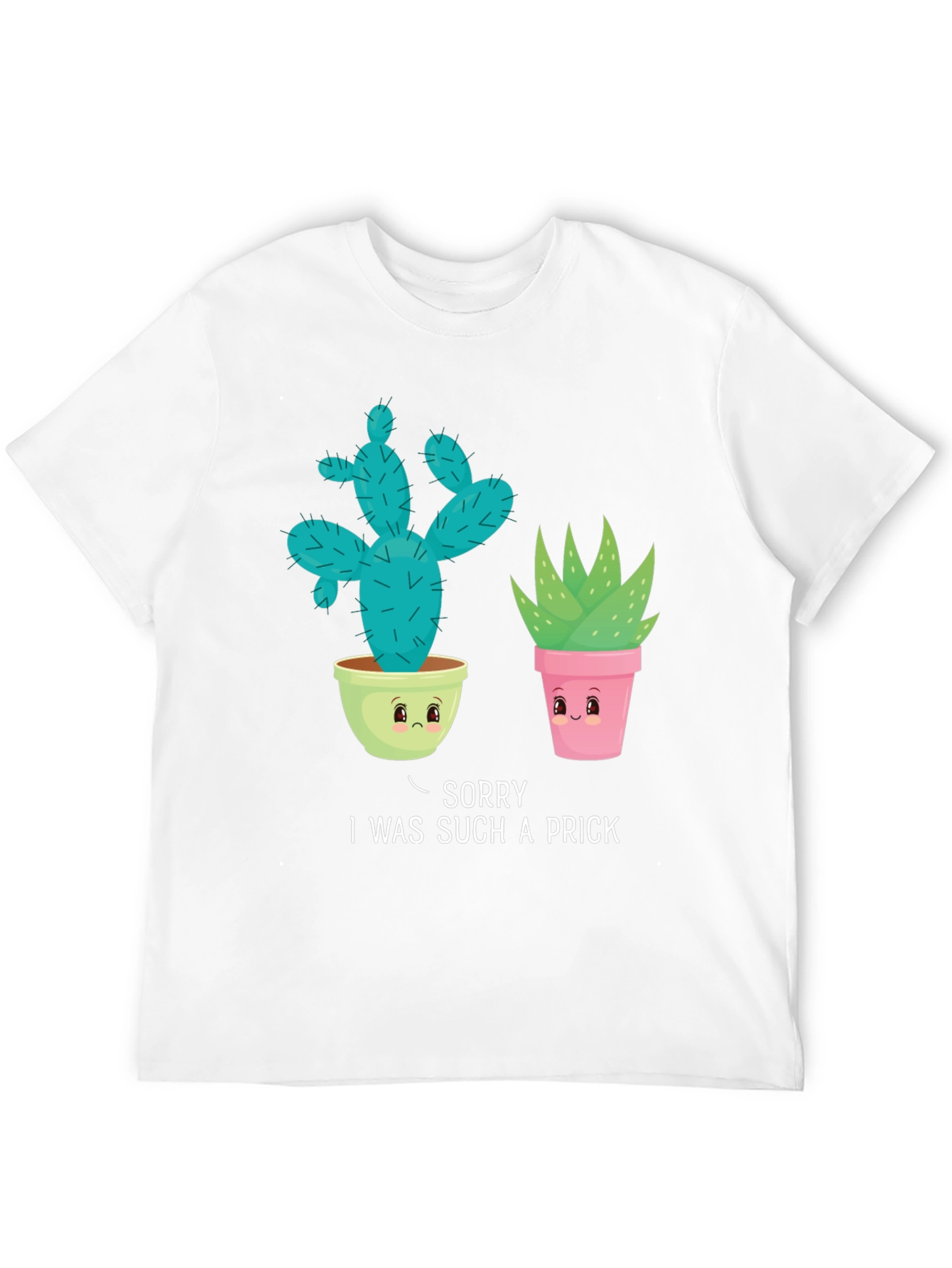 Funny Prick Cactus Graphic T-Shirt