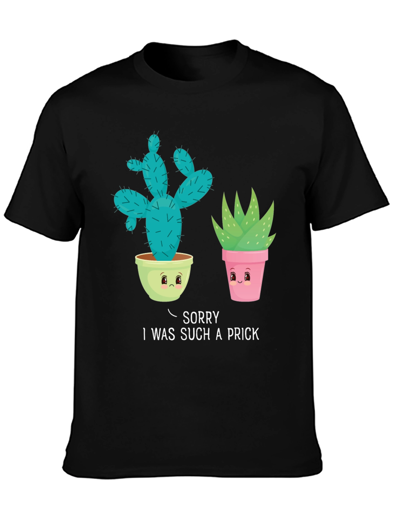 Funny Prick Cactus Graphic T-Shirt