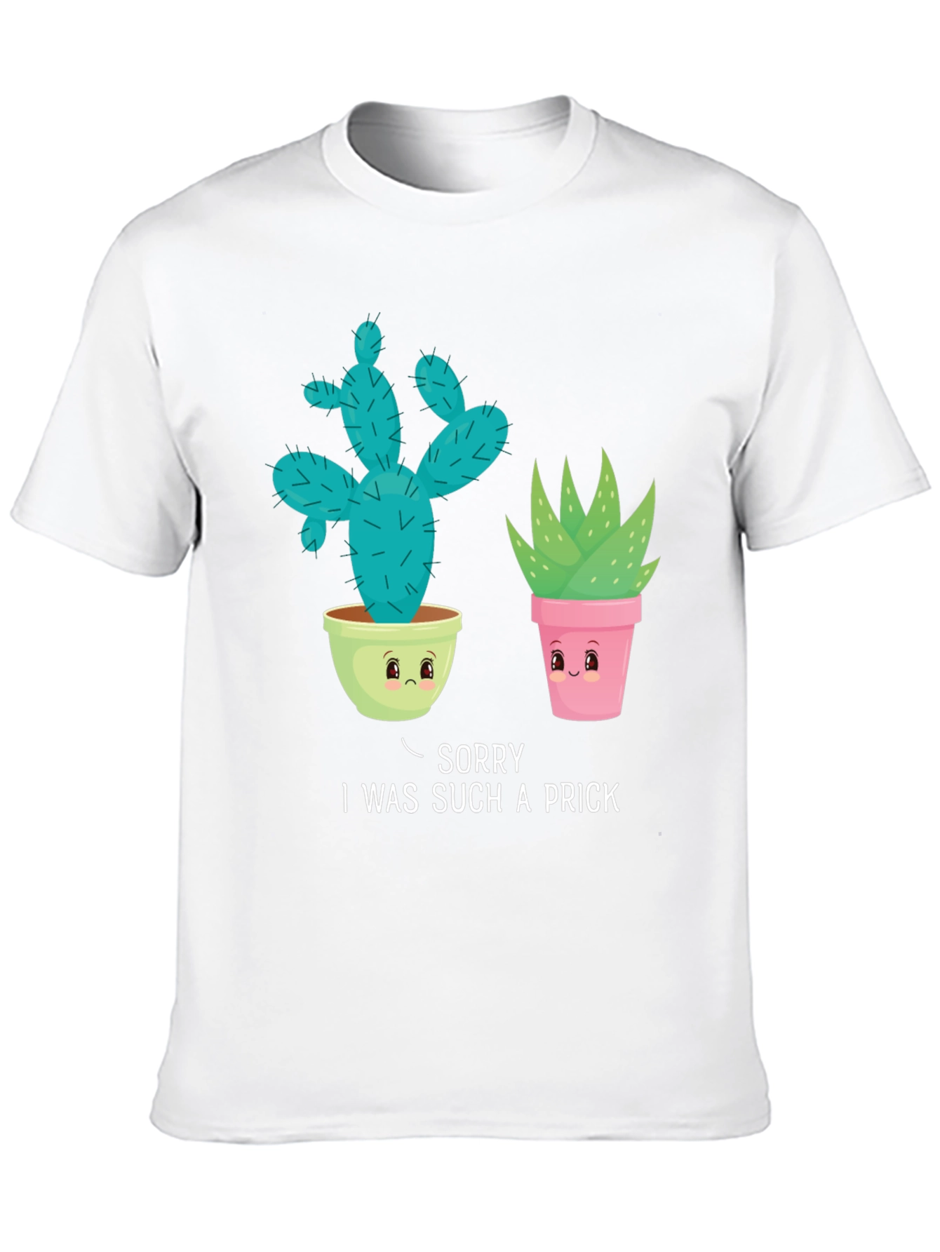 Funny Prick Cactus Graphic T-Shirt