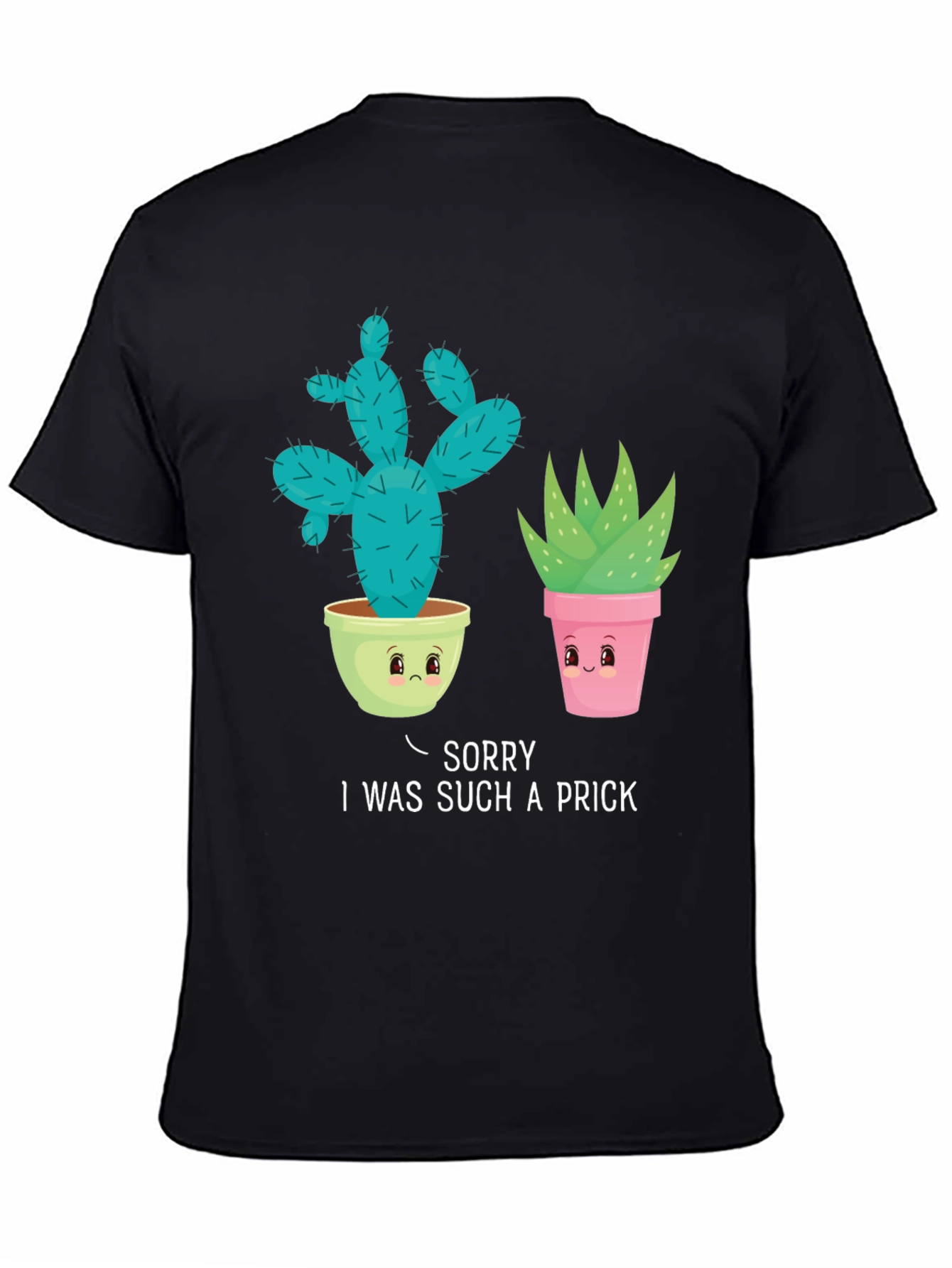 Funny Prick Cactus Graphic T-Shirt