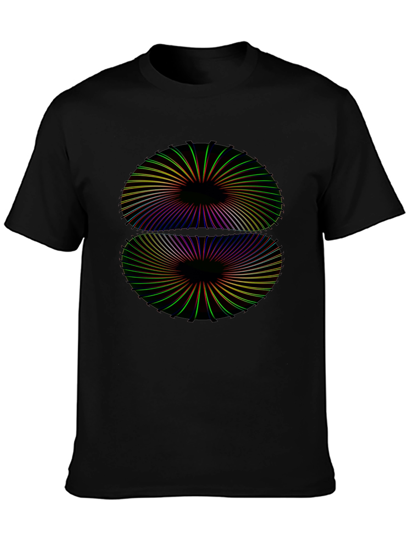 Abstract Optical Illusion Graphic T-Shirt