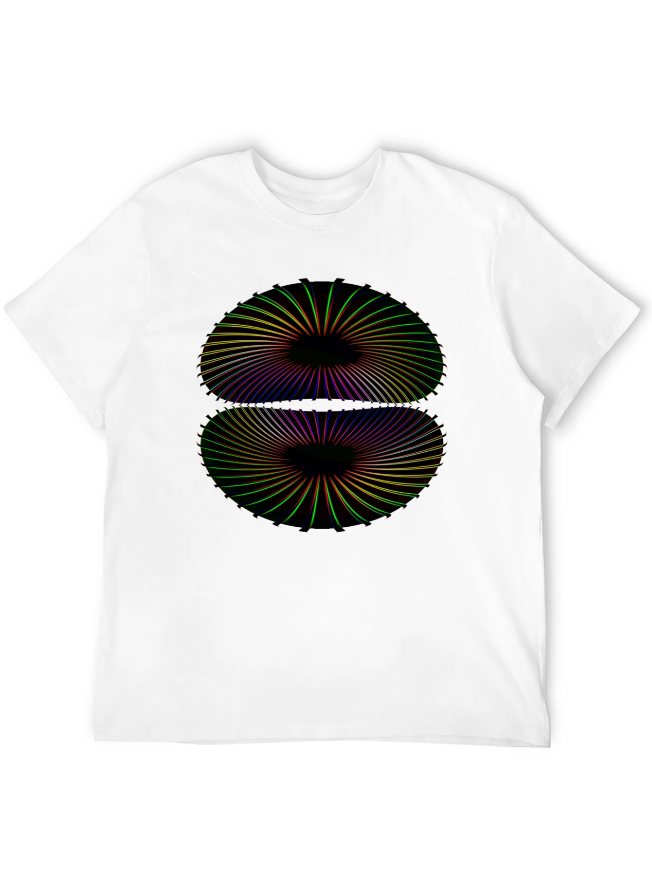 Abstract Optical Illusion Graphic T-Shirt