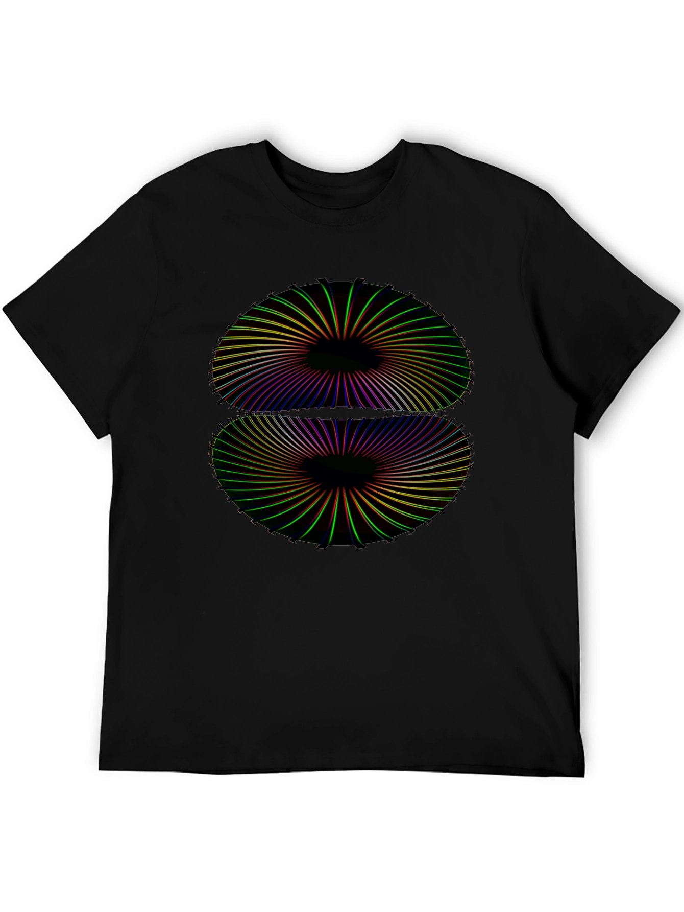 Abstract Optical Illusion Graphic T-Shirt